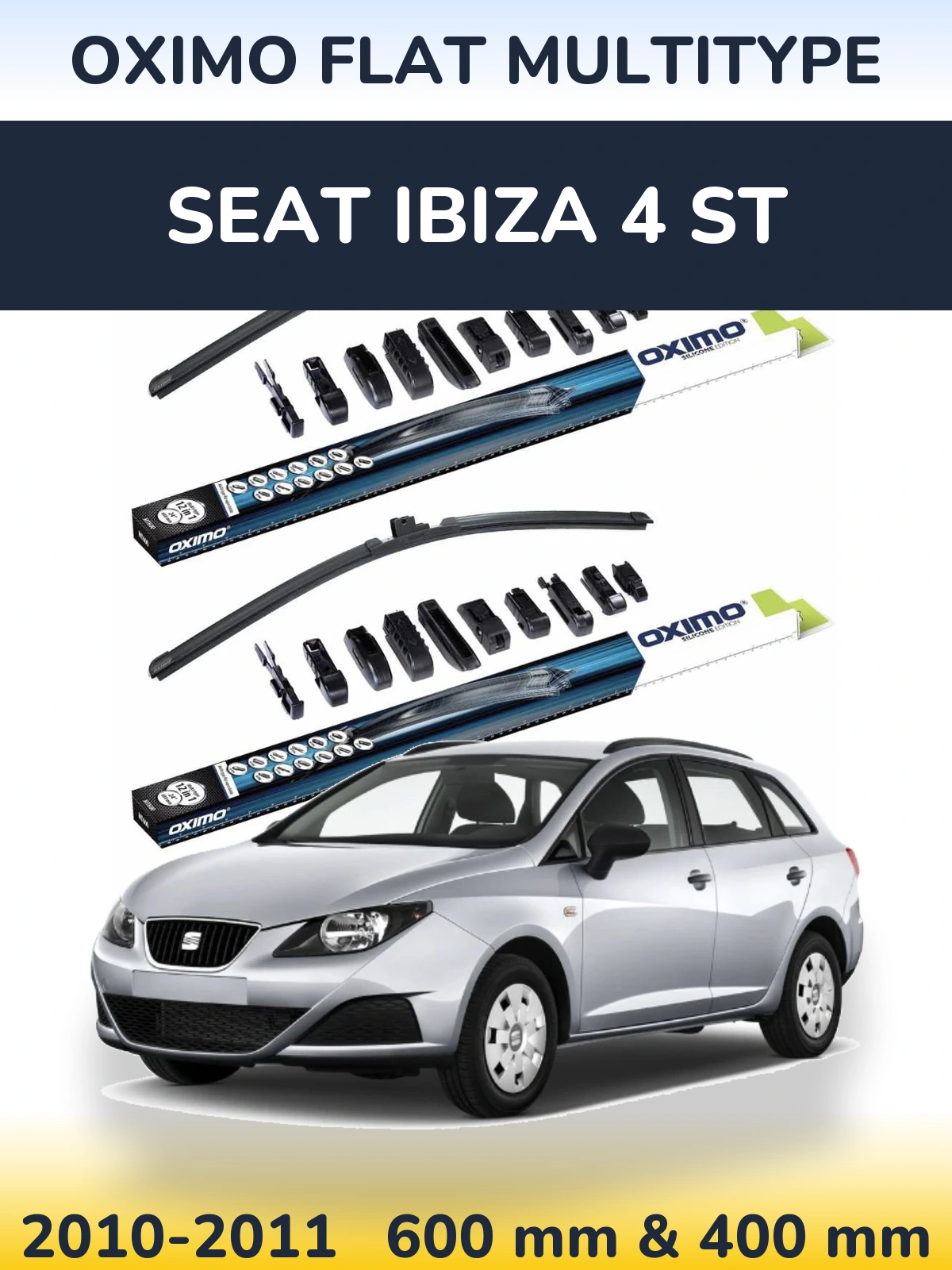 Torkarblad Oximo Flat MultiType för SEAT Ibiza 4 ST