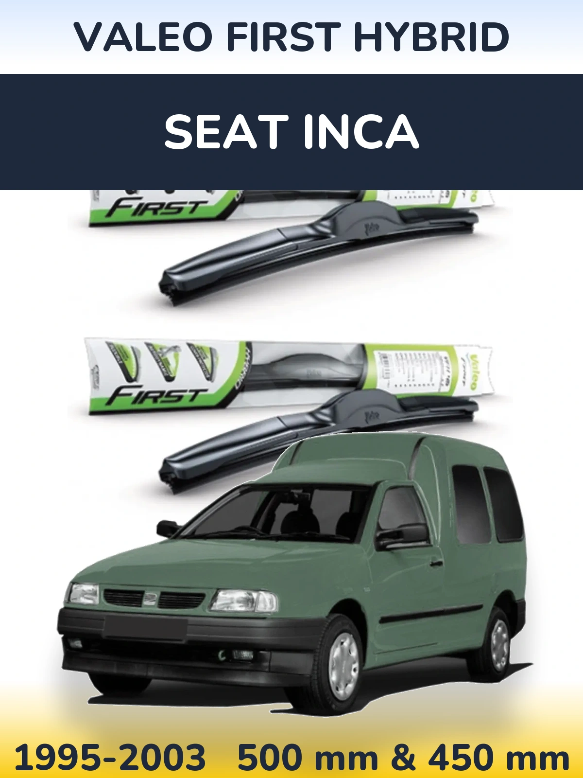 Torkarblad Valeo First Hybrid för SEAT Inca