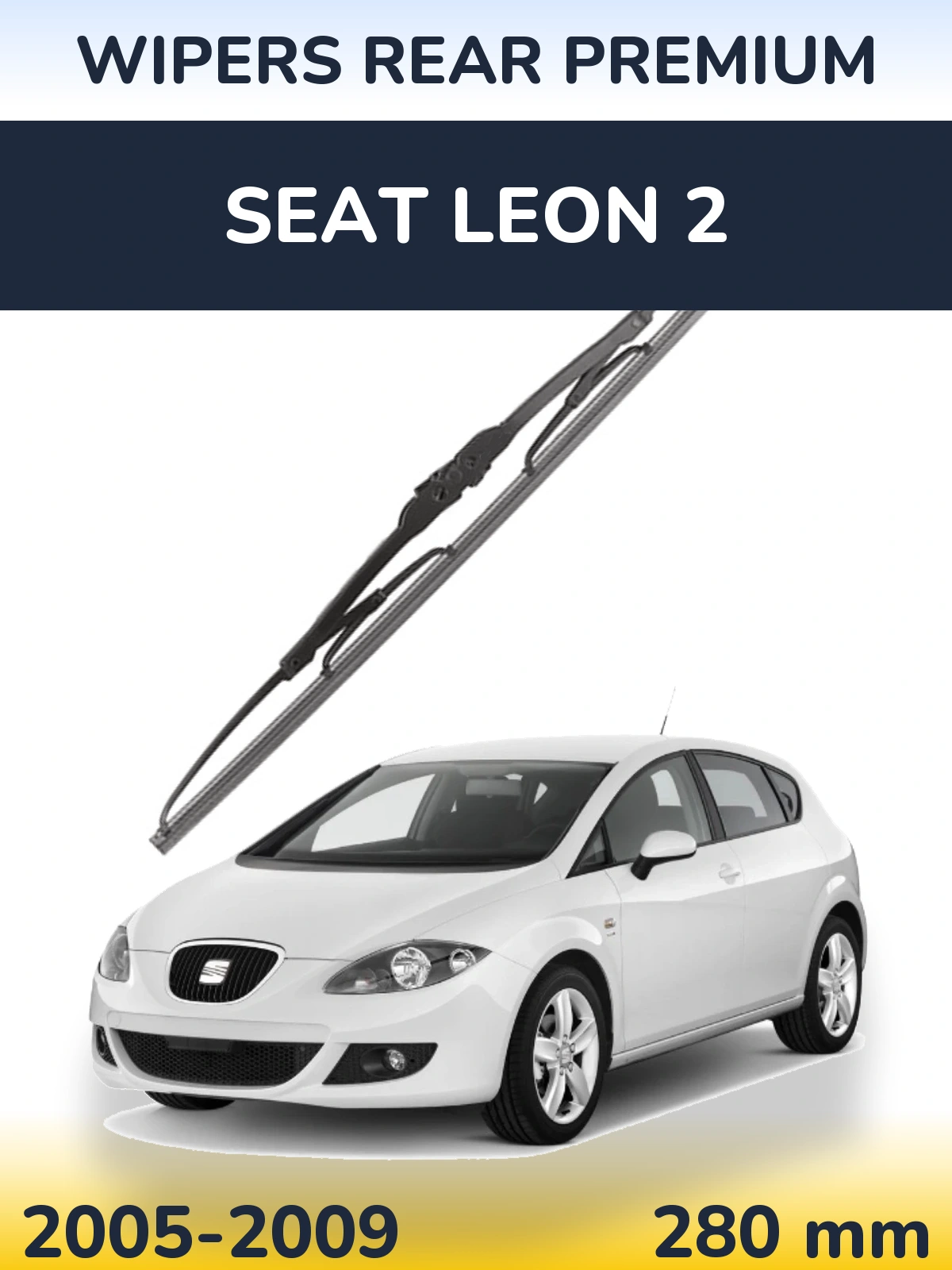 Задний дворник WIPERS REAR PREMIUM 280 мм для SEAT Leon 2 2005-2009