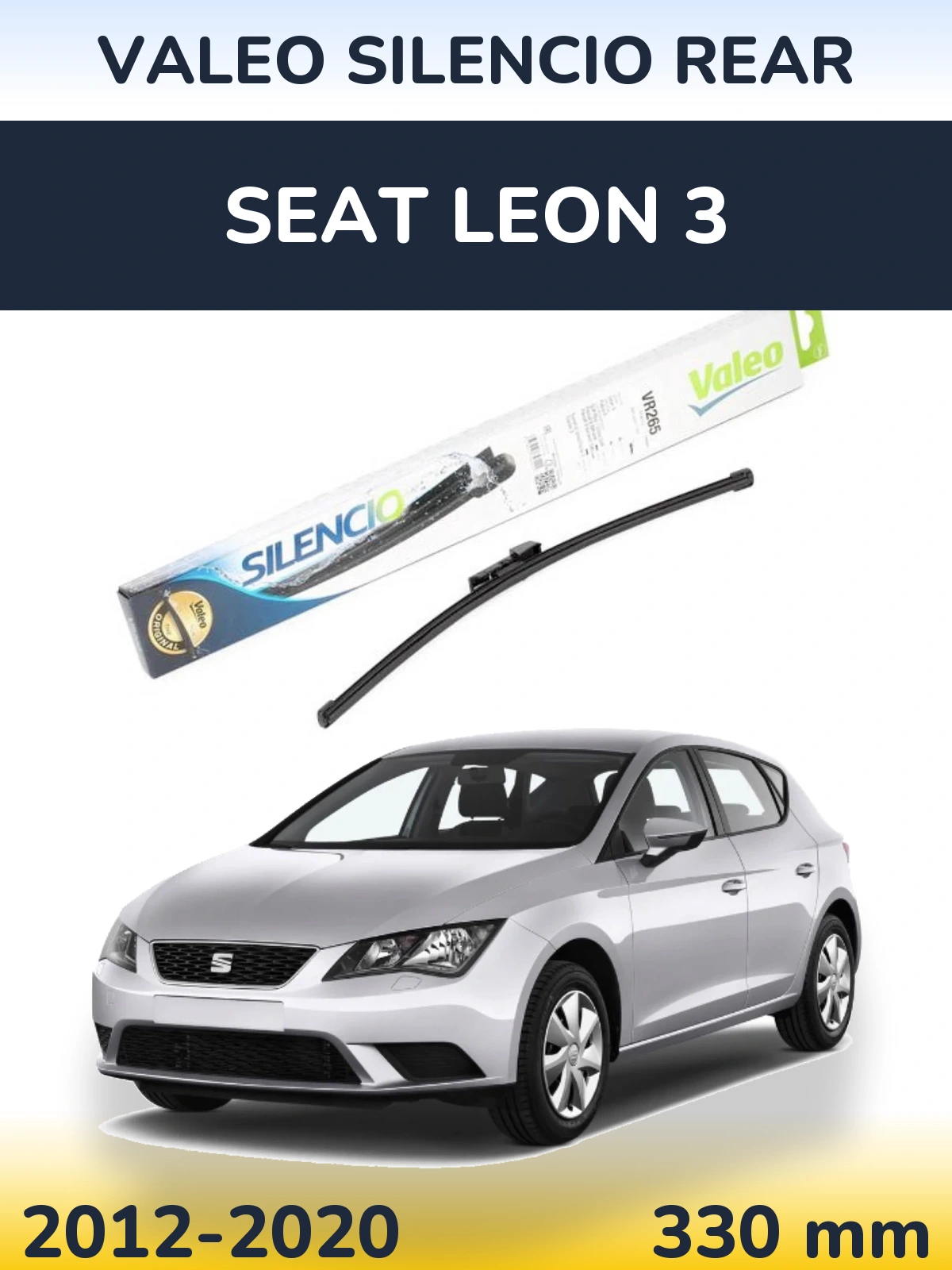 Torkarblad Valeo Silencio Rear för SEAT Leon 3