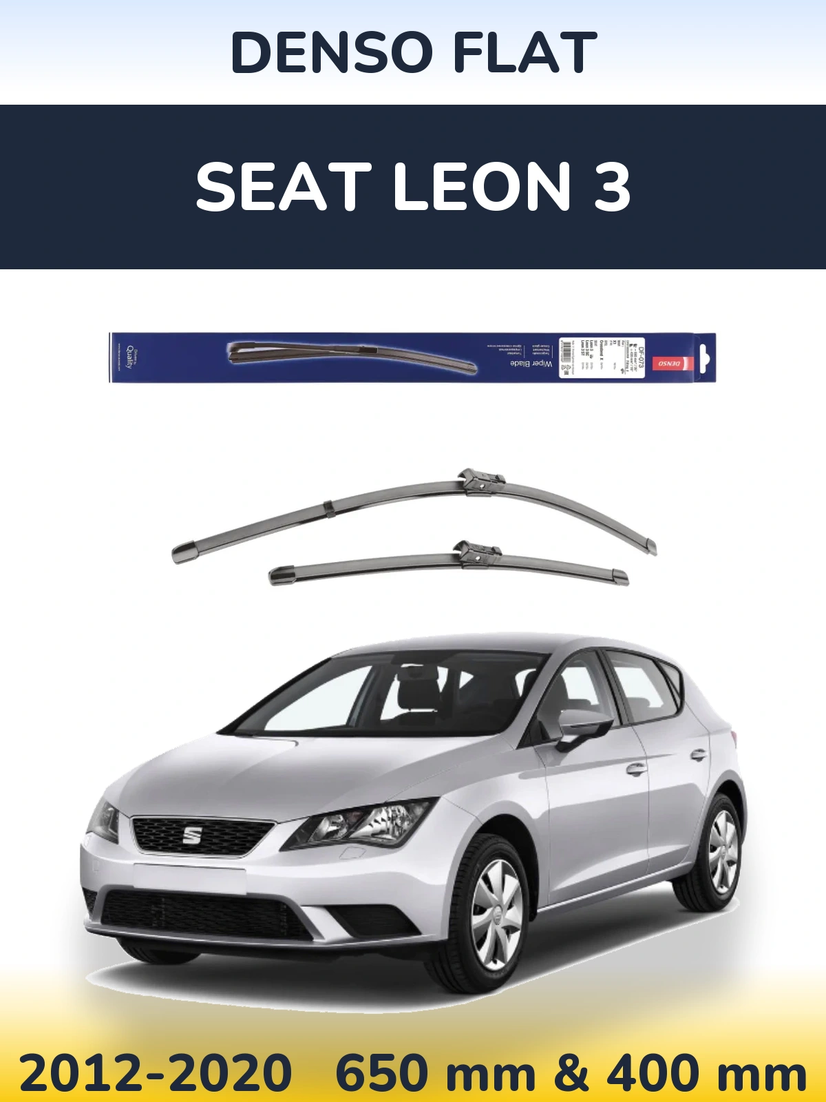 Torkarblad Denso Flat för SEAT Leon 3
