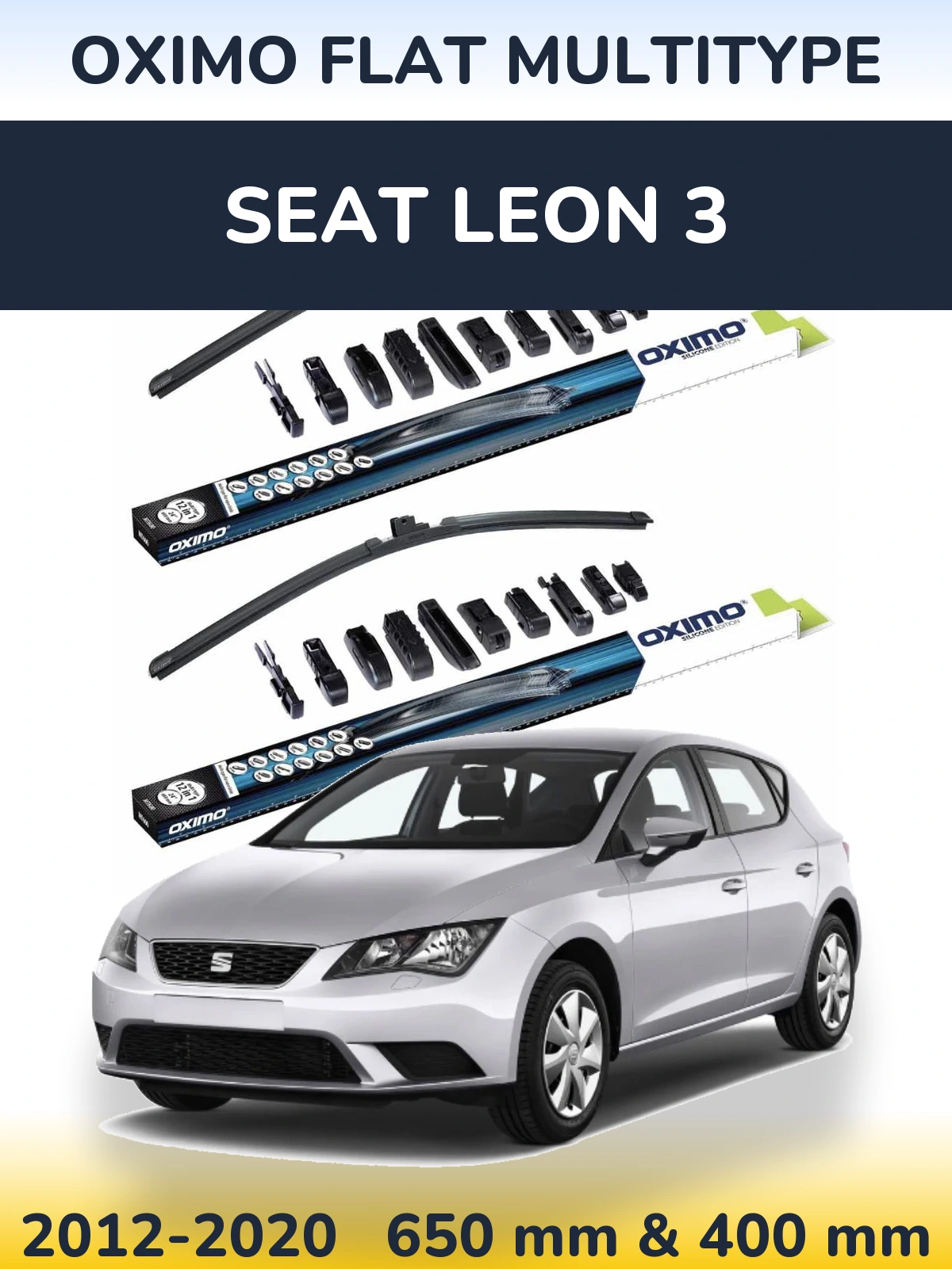 Torkarblad Oximo Flat MultiType för SEAT Leon 3