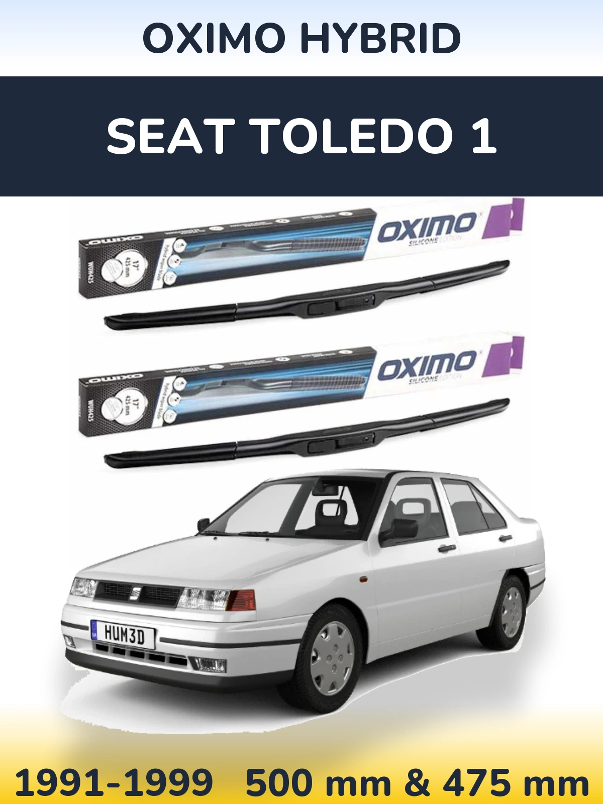 Torkarblad Oximo Hybrid för SEAT Toledo 1