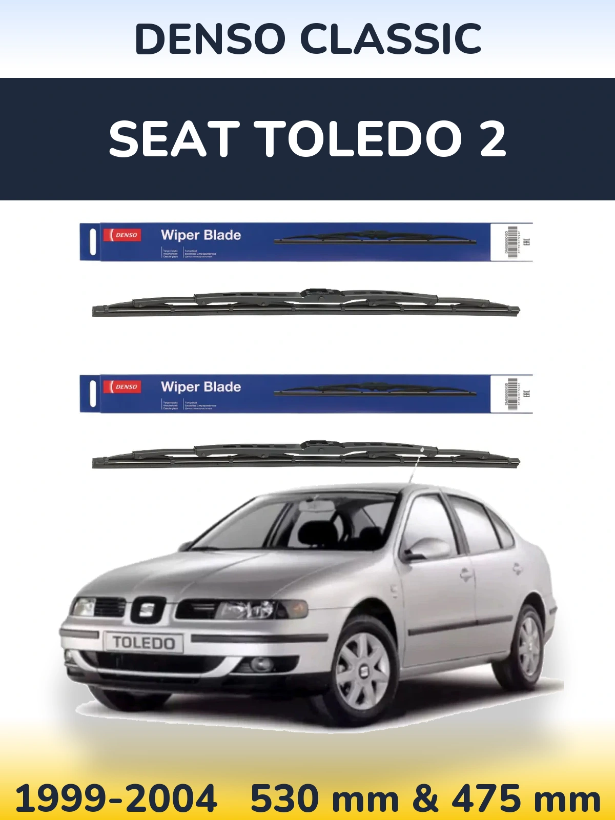 Torkarblad Denso Classic för SEAT Toledo 2