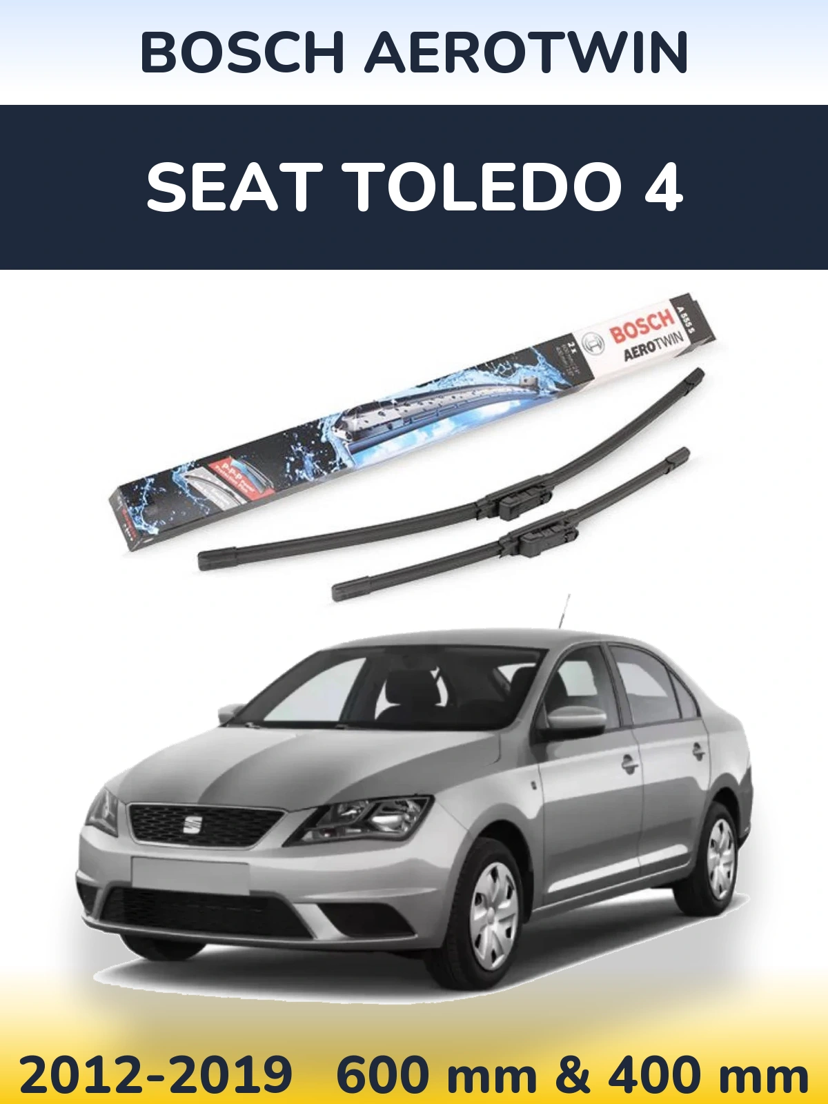 Torkarblad BOSCH AeroTwin för SEAT Toledo 4
