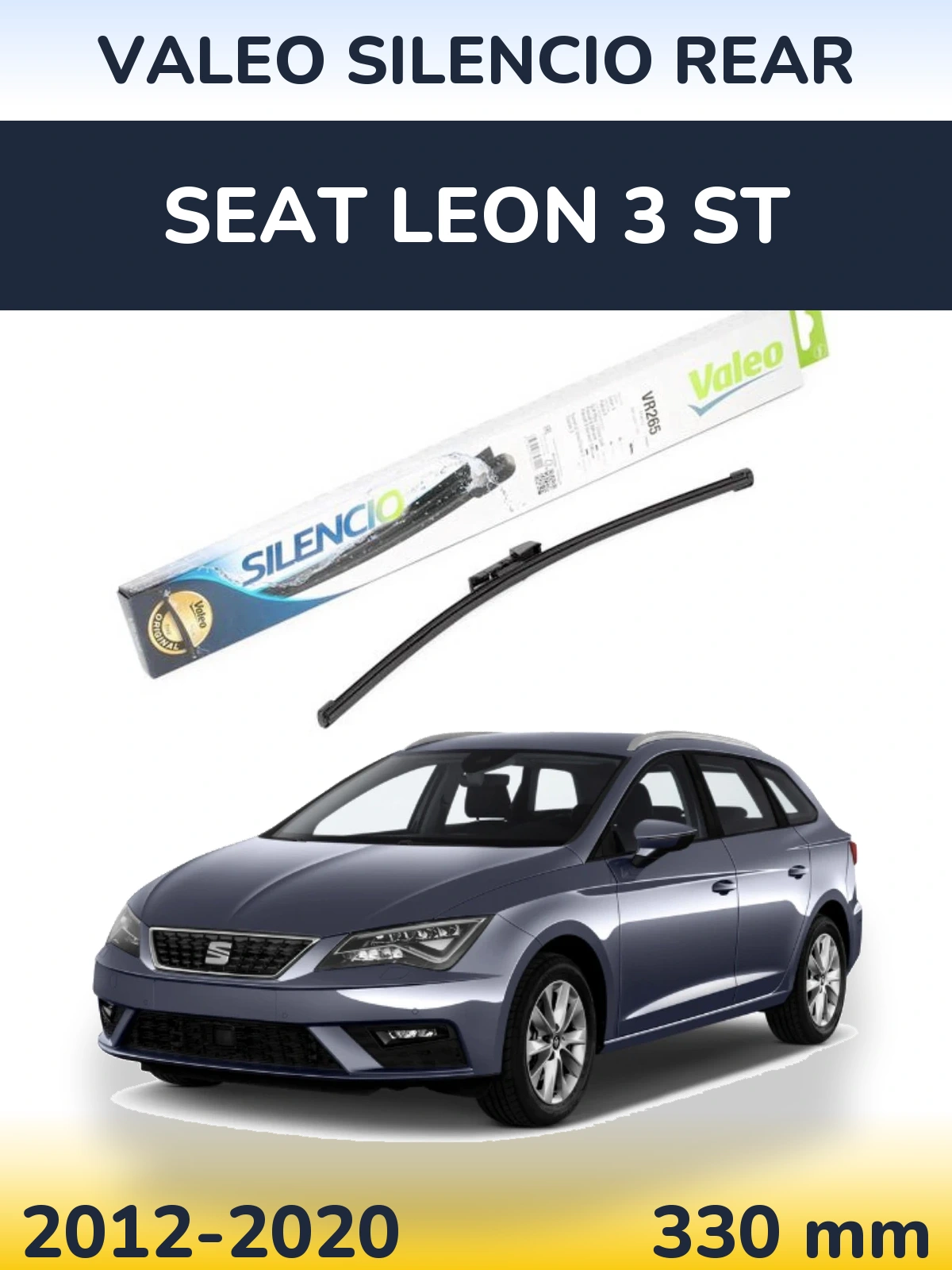 Torkarblad Valeo Silencio Rear för SEAT Leon 3 ST