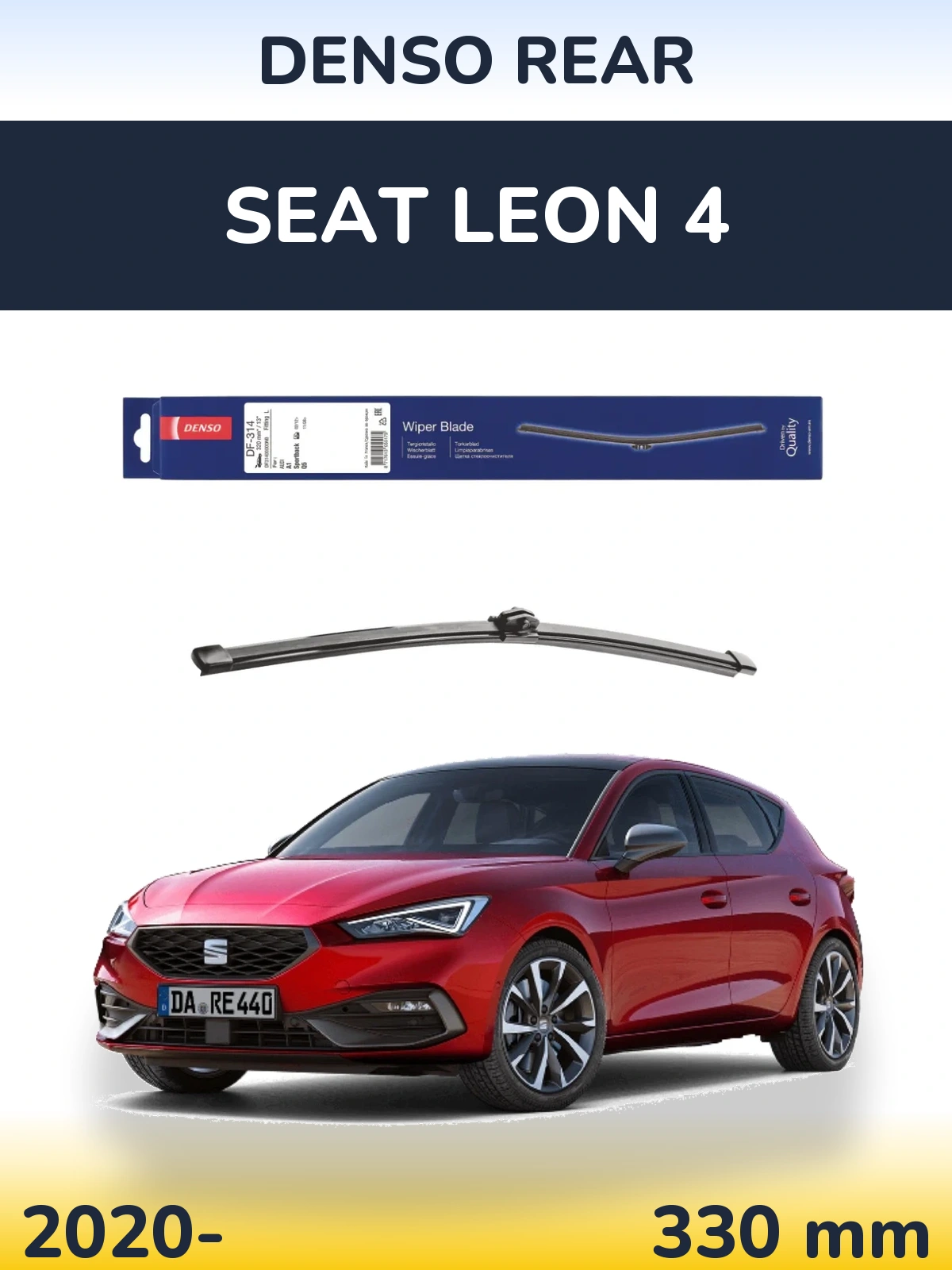 Torkarblad Denso Rear för SEAT Leon 4