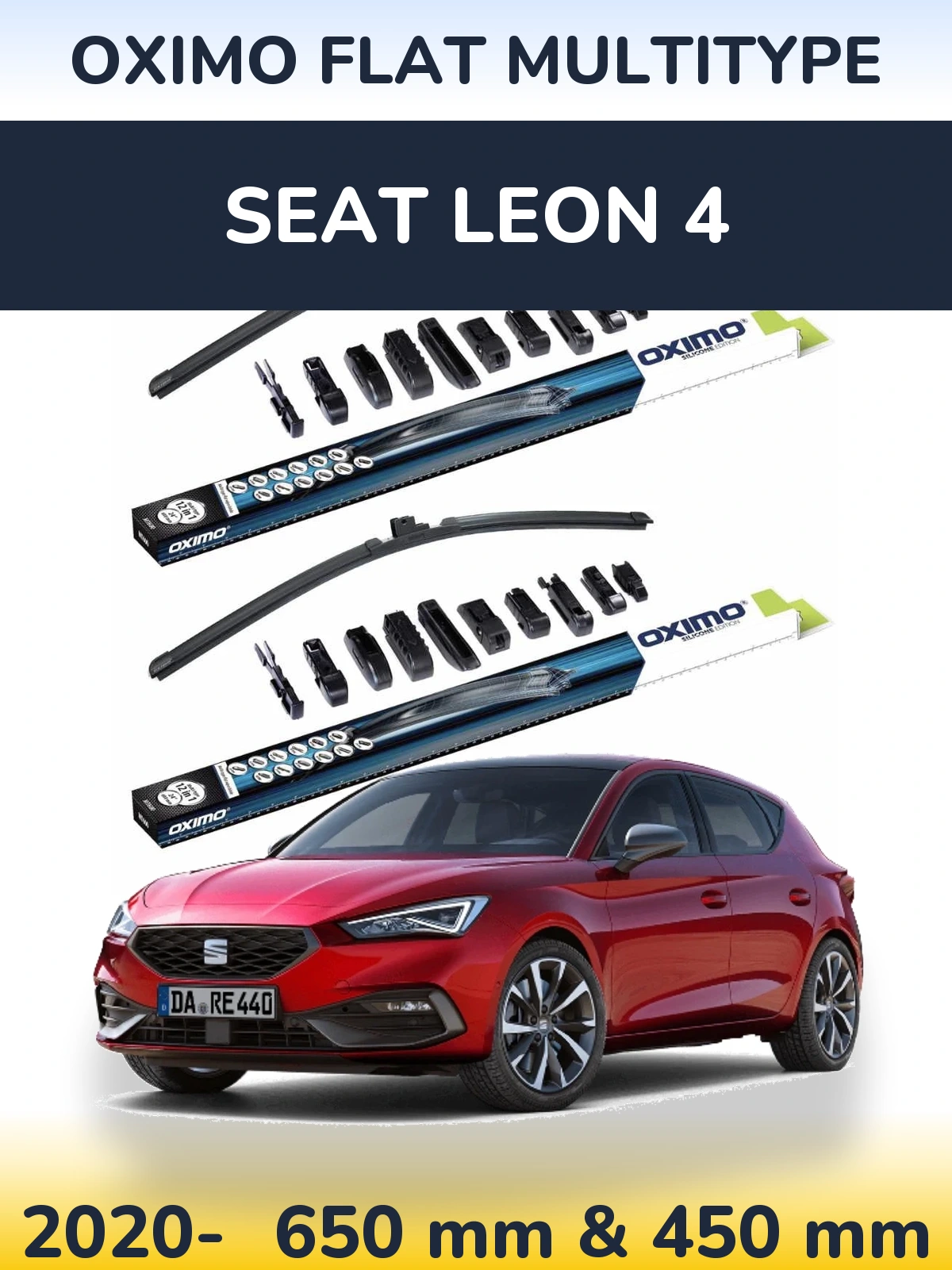 Torkarblad Oximo Flat MultiType för SEAT Leon 4