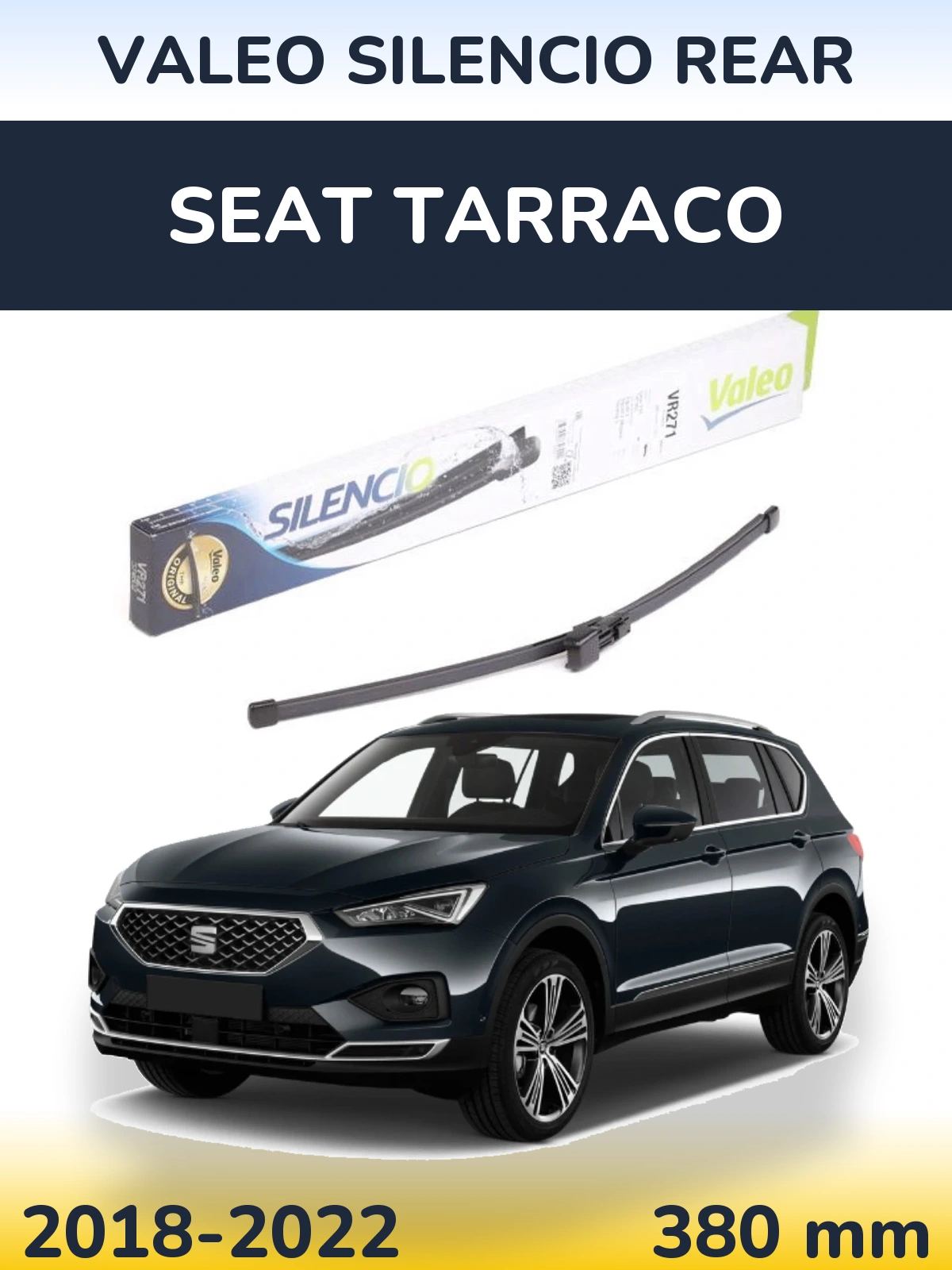 Torkarblad Valeo Silencio Rear för SEAT Tarraco