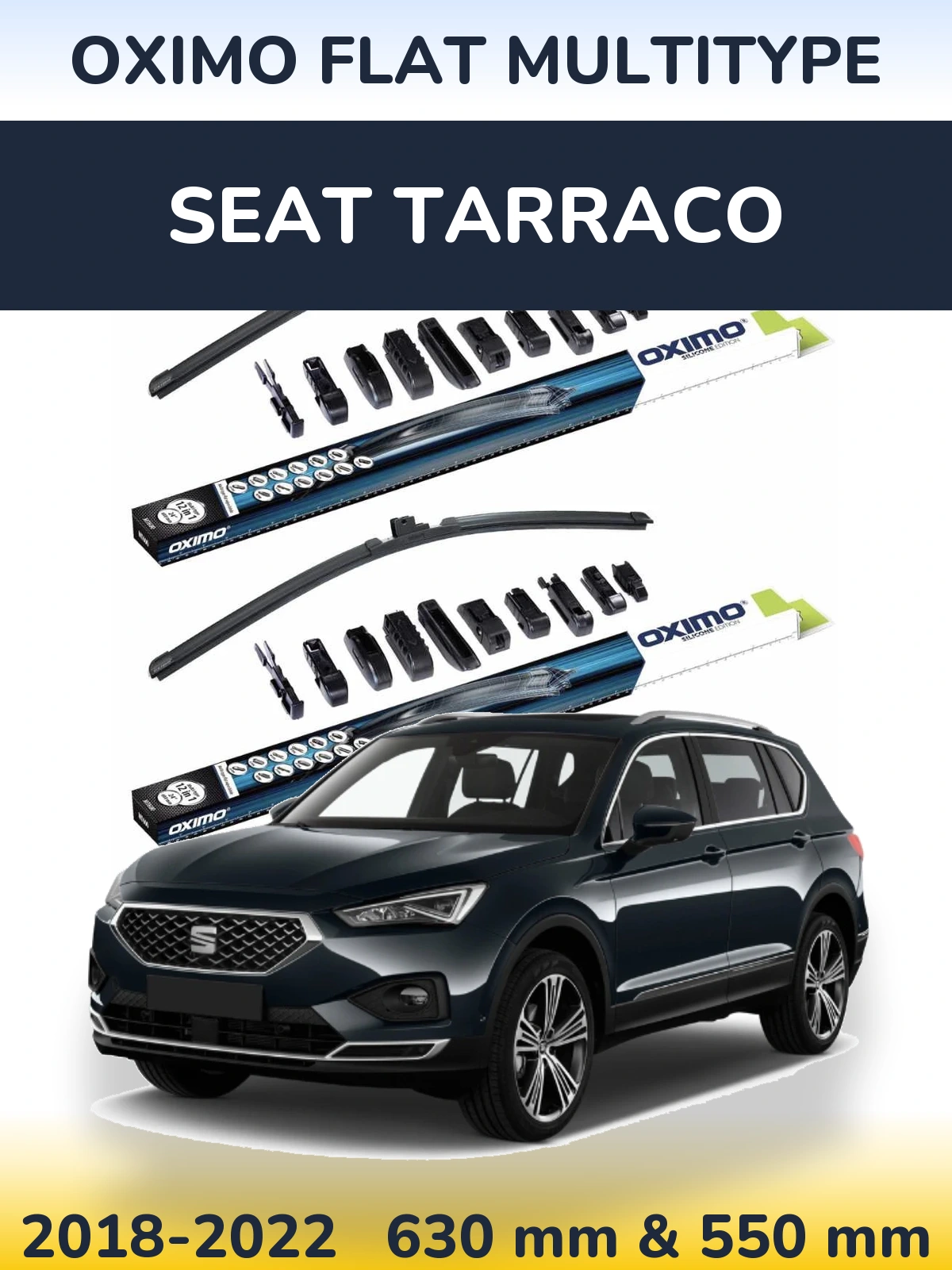 Torkarblad Oximo Flat MultiType för SEAT Tarraco