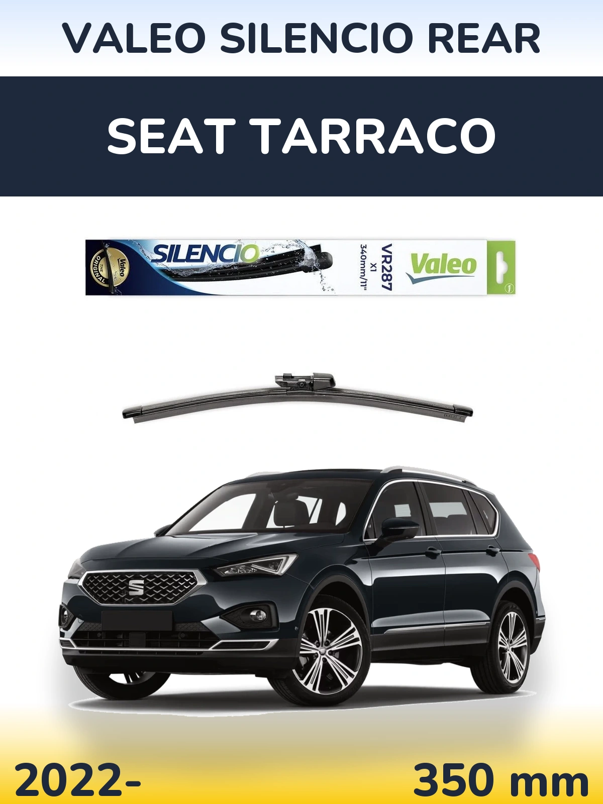 Torkarblad Valeo Silencio Rear för SEAT Tarraco