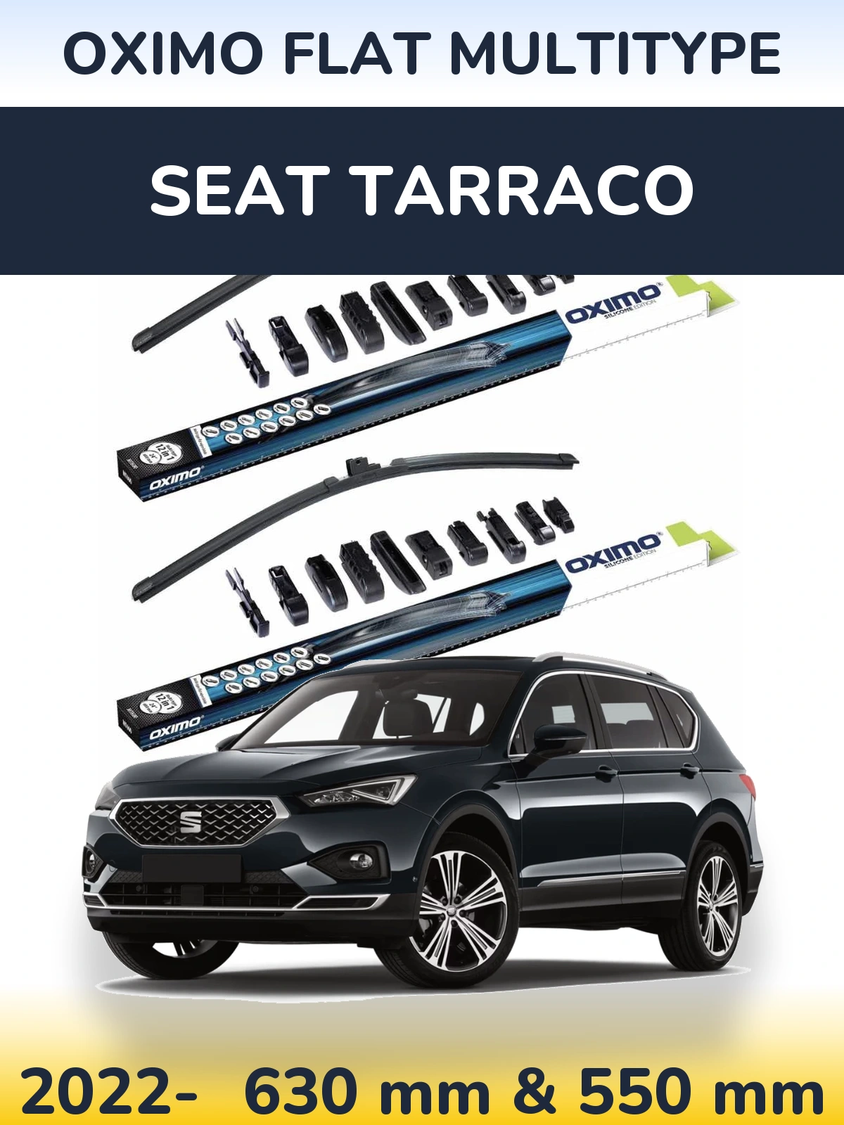 Torkarblad Oximo Flat MultiType för SEAT Tarraco