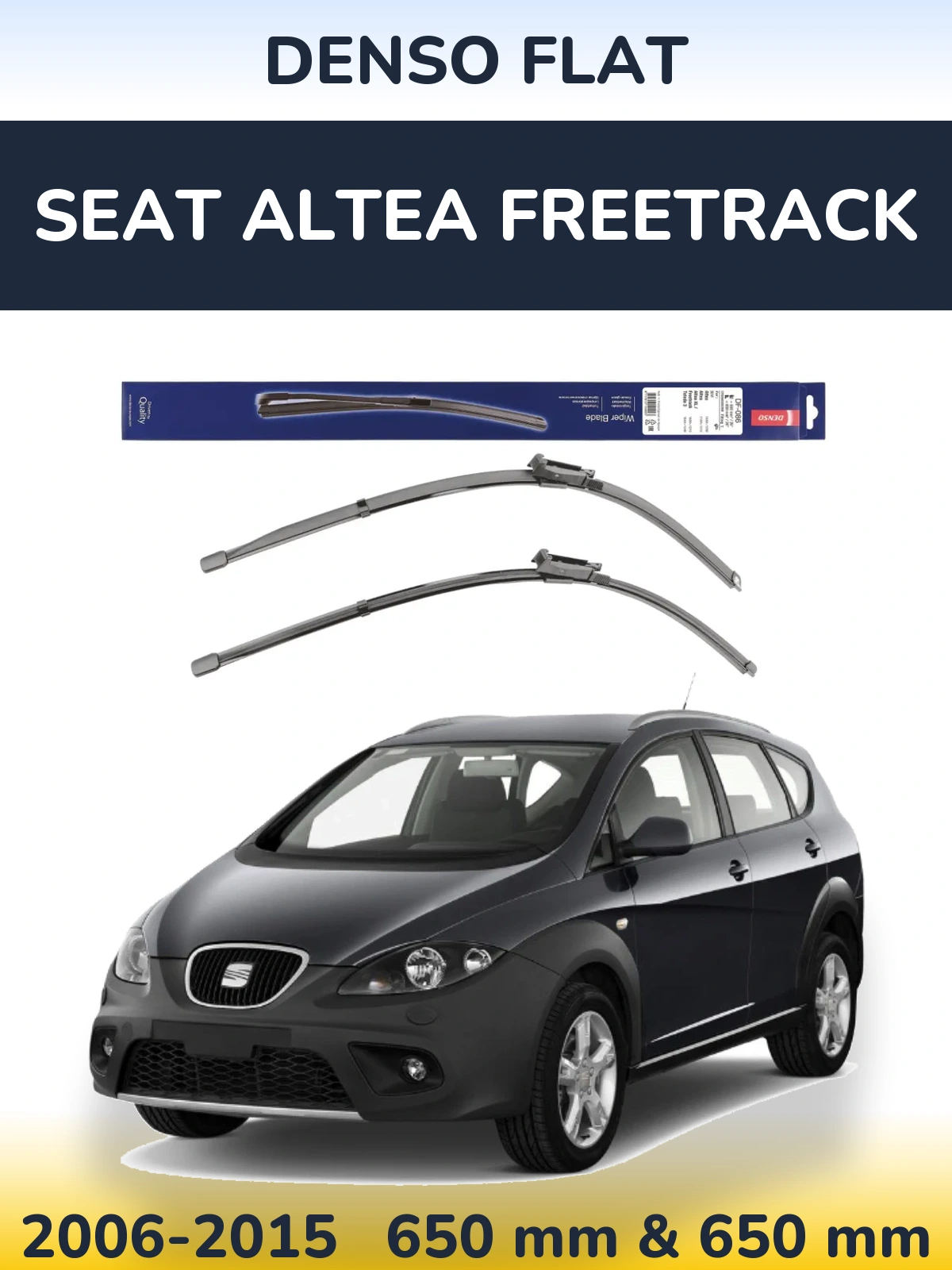 Torkarblad Denso Flat för SEAT Altea Freetrack