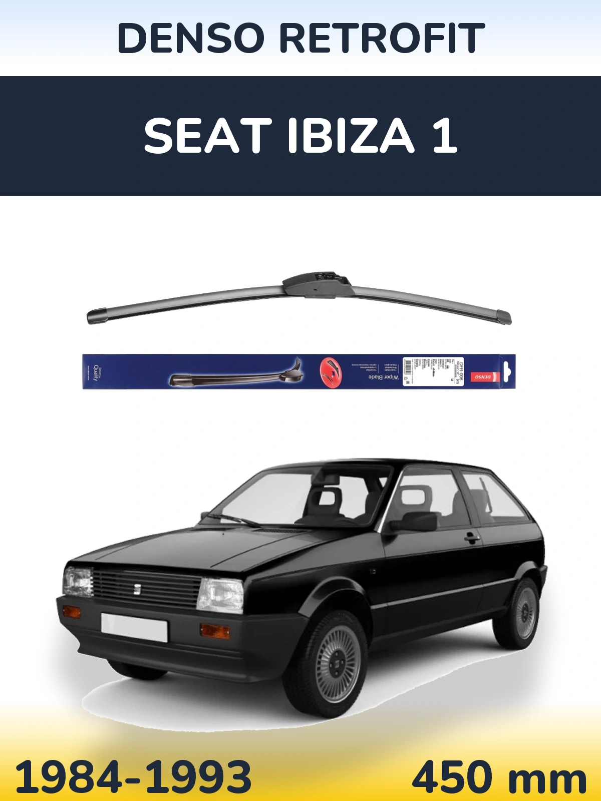 Torkarblad Denso Retrofit för SEAT Ibiza 1