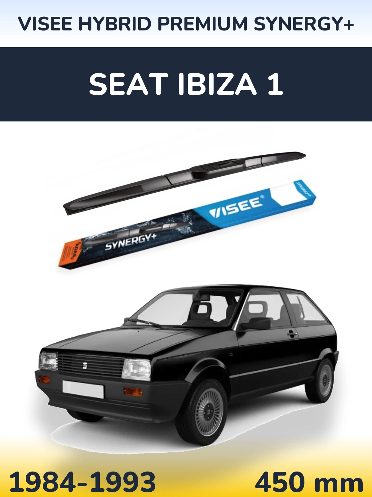 Torkarblad VISEE HYBRID PREMIUM SYNERGY+ för SEAT Ibiza 1