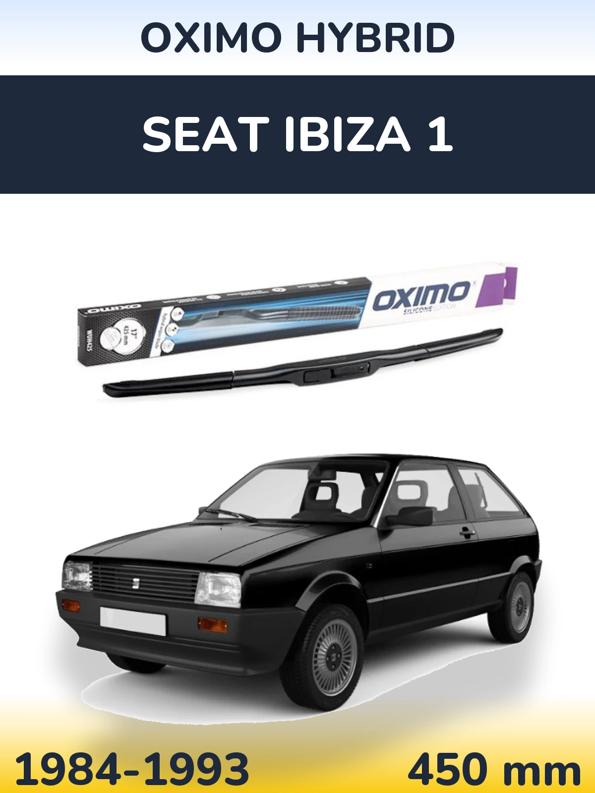 Torkarblad Oximo Hybrid för SEAT Ibiza 1