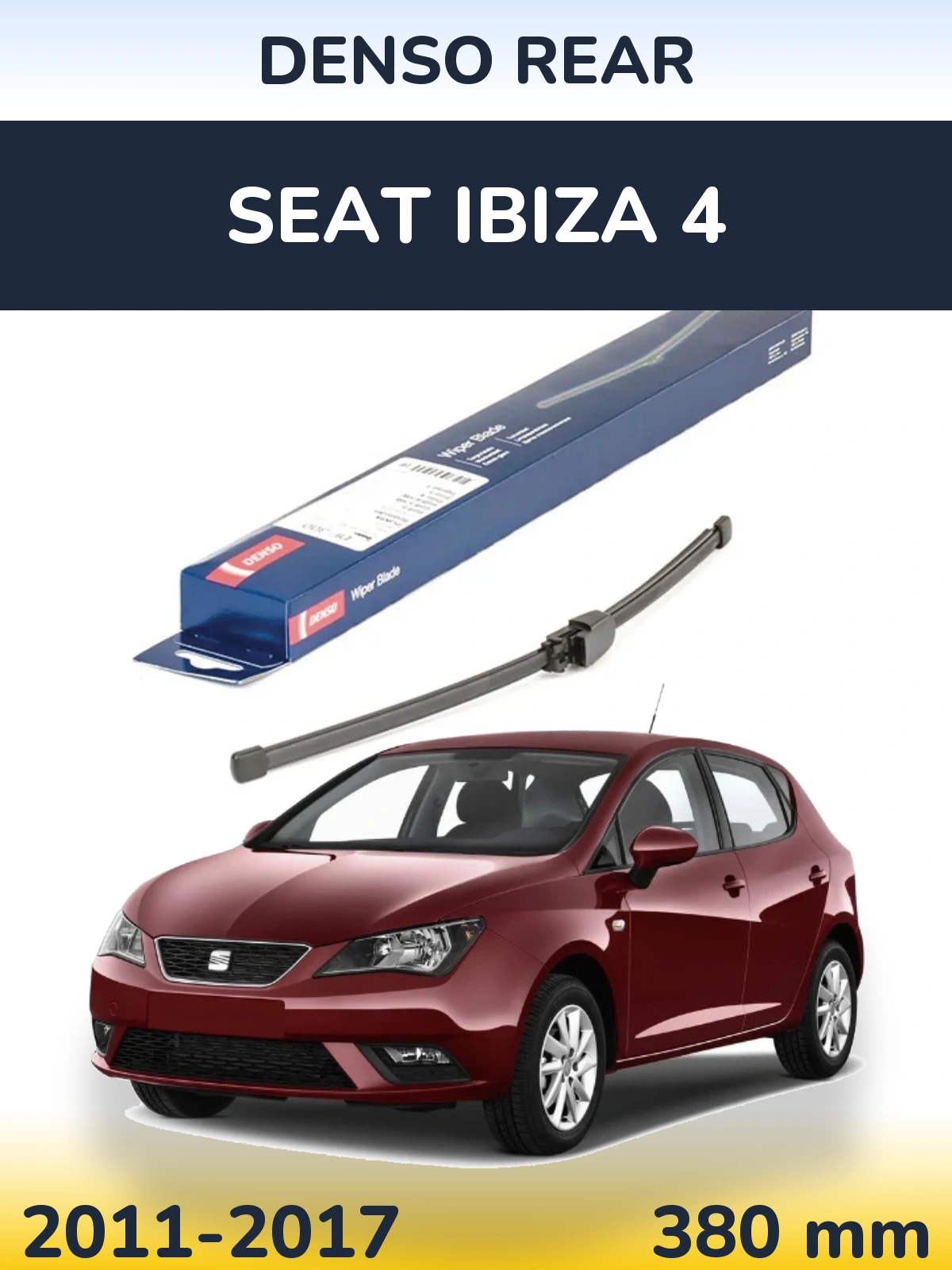 Задний дворник Denso Rear 335 мм для SEAT Ibiza 4 2011-2017