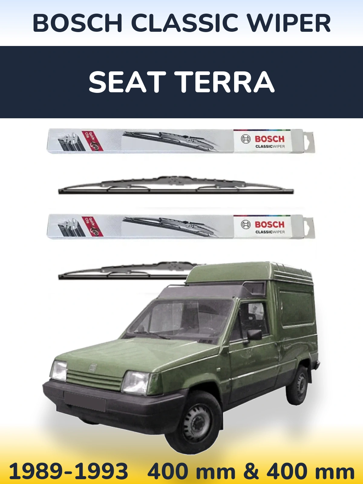 Torkarblad BOSCH Classic Wiper för SEAT Terra