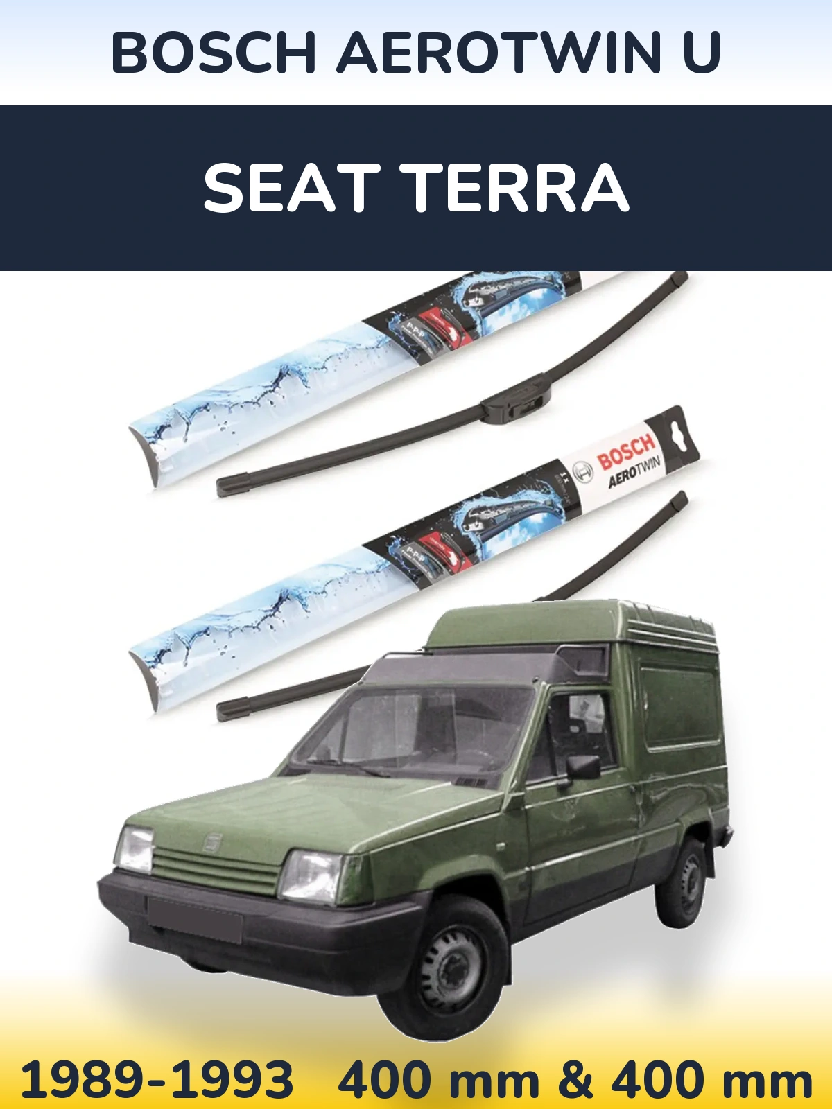 Torkarblad BOSCH AeroTwin U för SEAT Terra