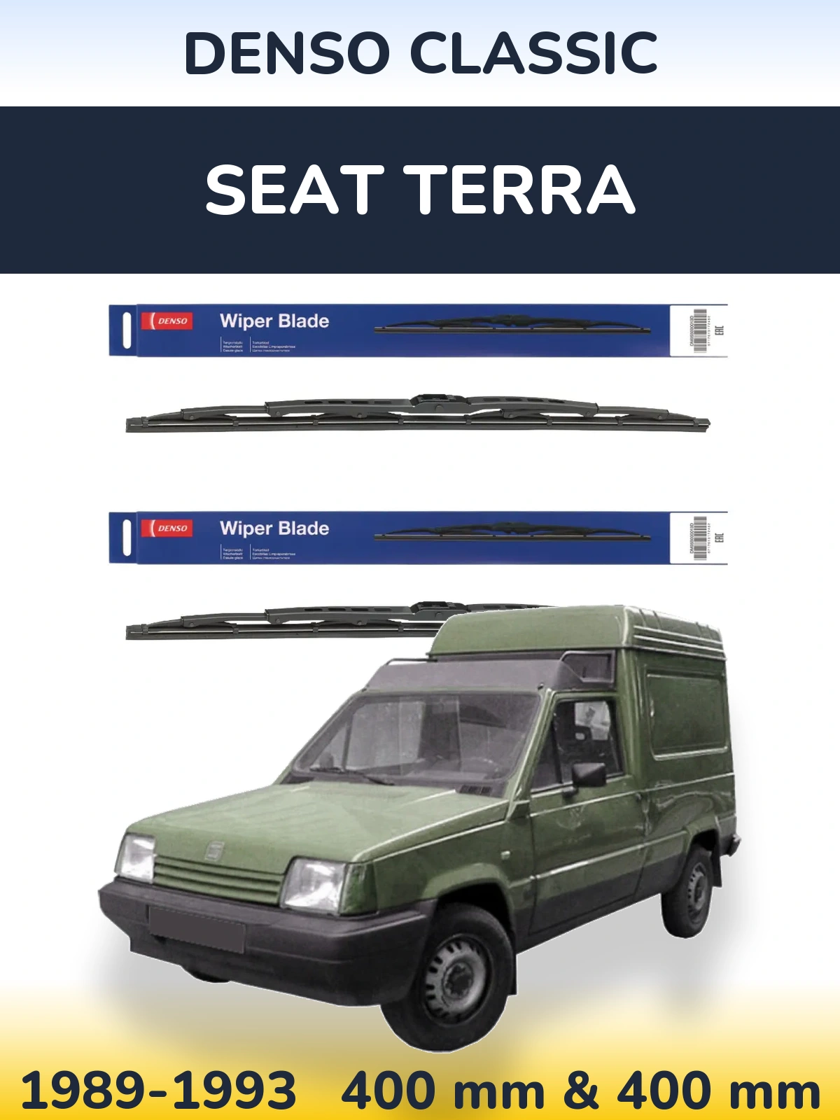Torkarblad Denso Classic för SEAT Terra