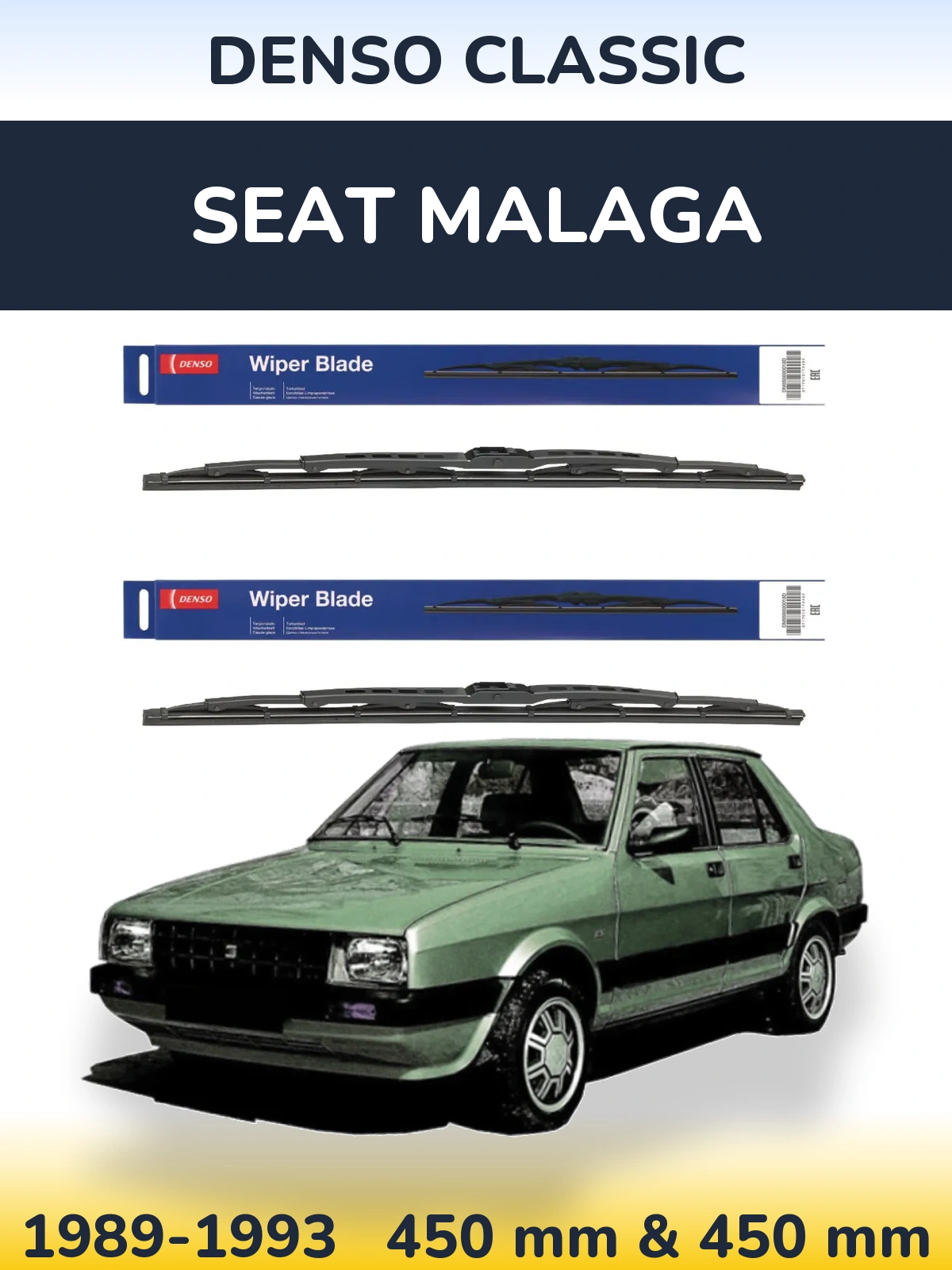 Torkarblad Denso Classic för SEAT Malaga