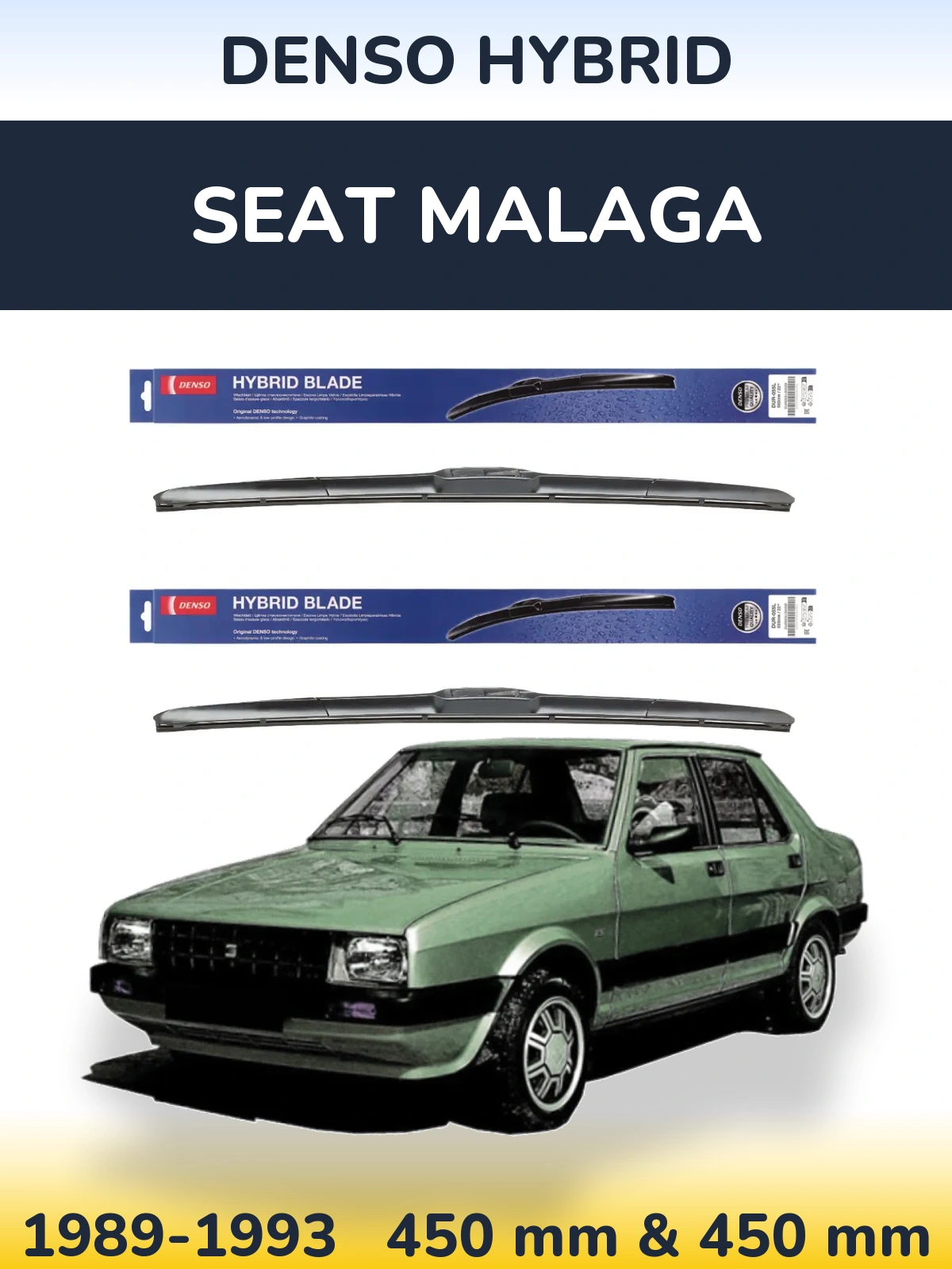 Torkarblad Denso Hybrid för SEAT Malaga
