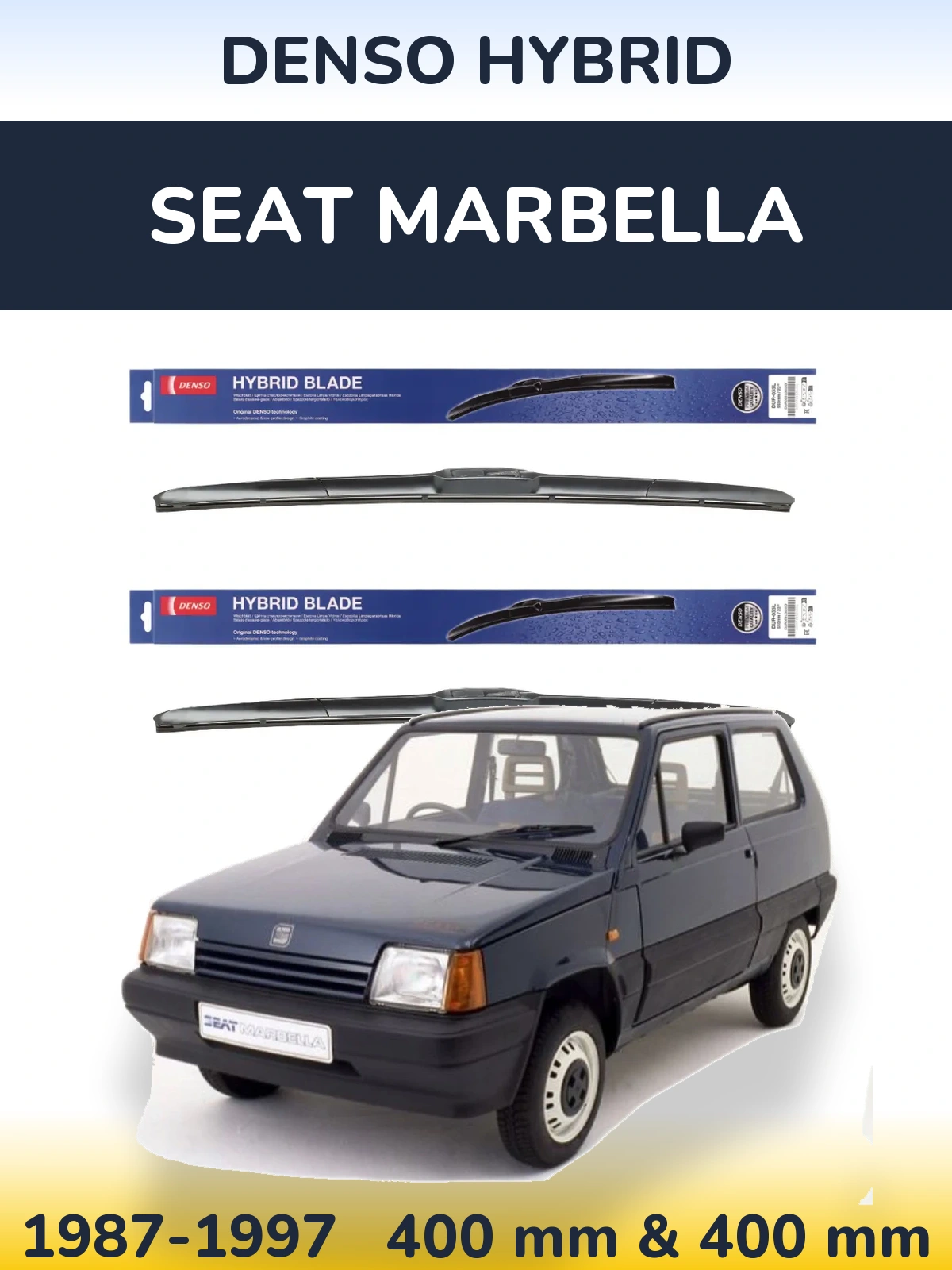 Torkarblad Denso Hybrid för SEAT Marbella