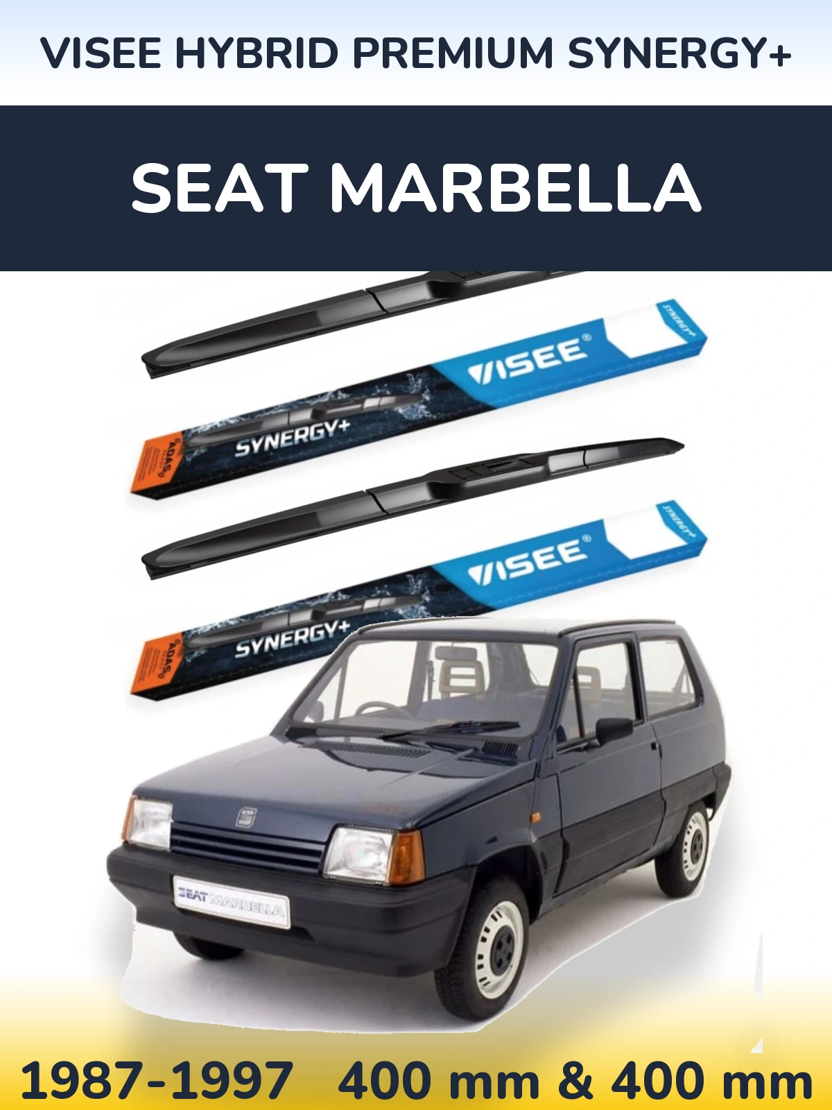 Torkarblad VISEE HYBRID PREMIUM SYNERGY+ för SEAT Marbella