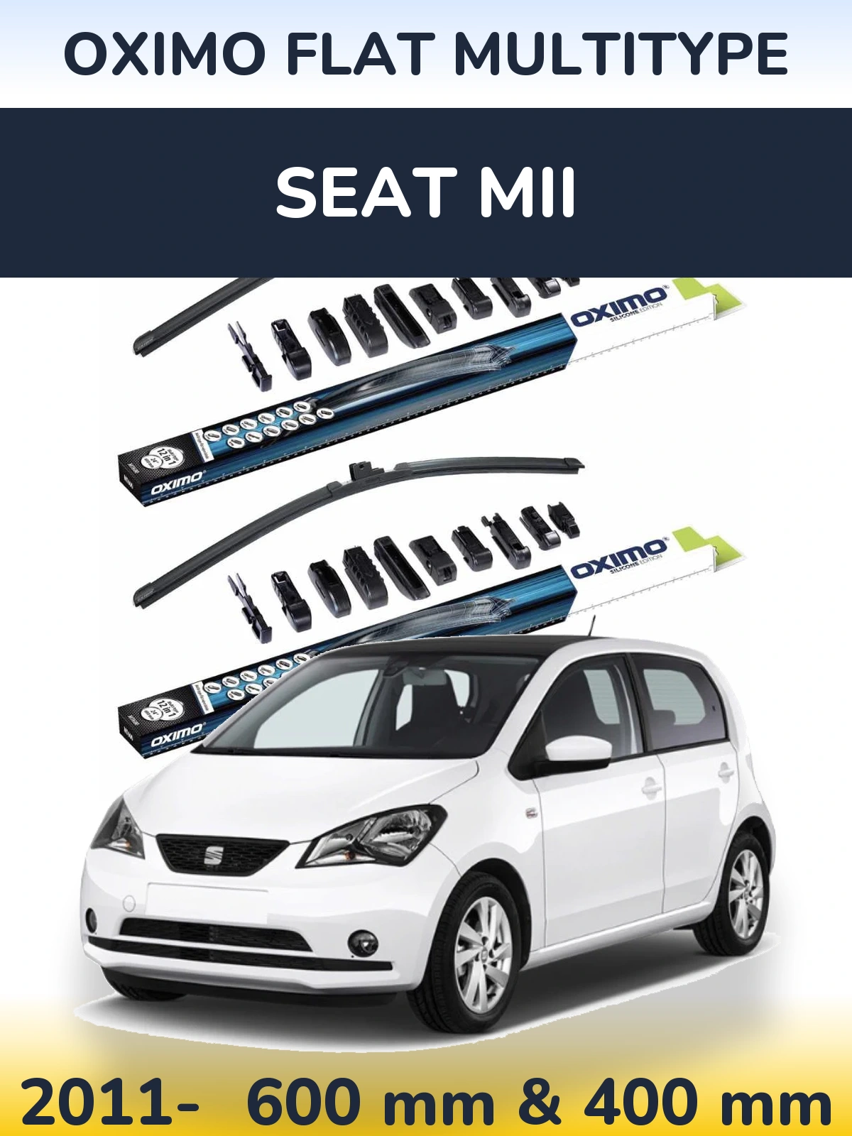 Torkarblad Oximo Flat MultiType för SEAT Mii