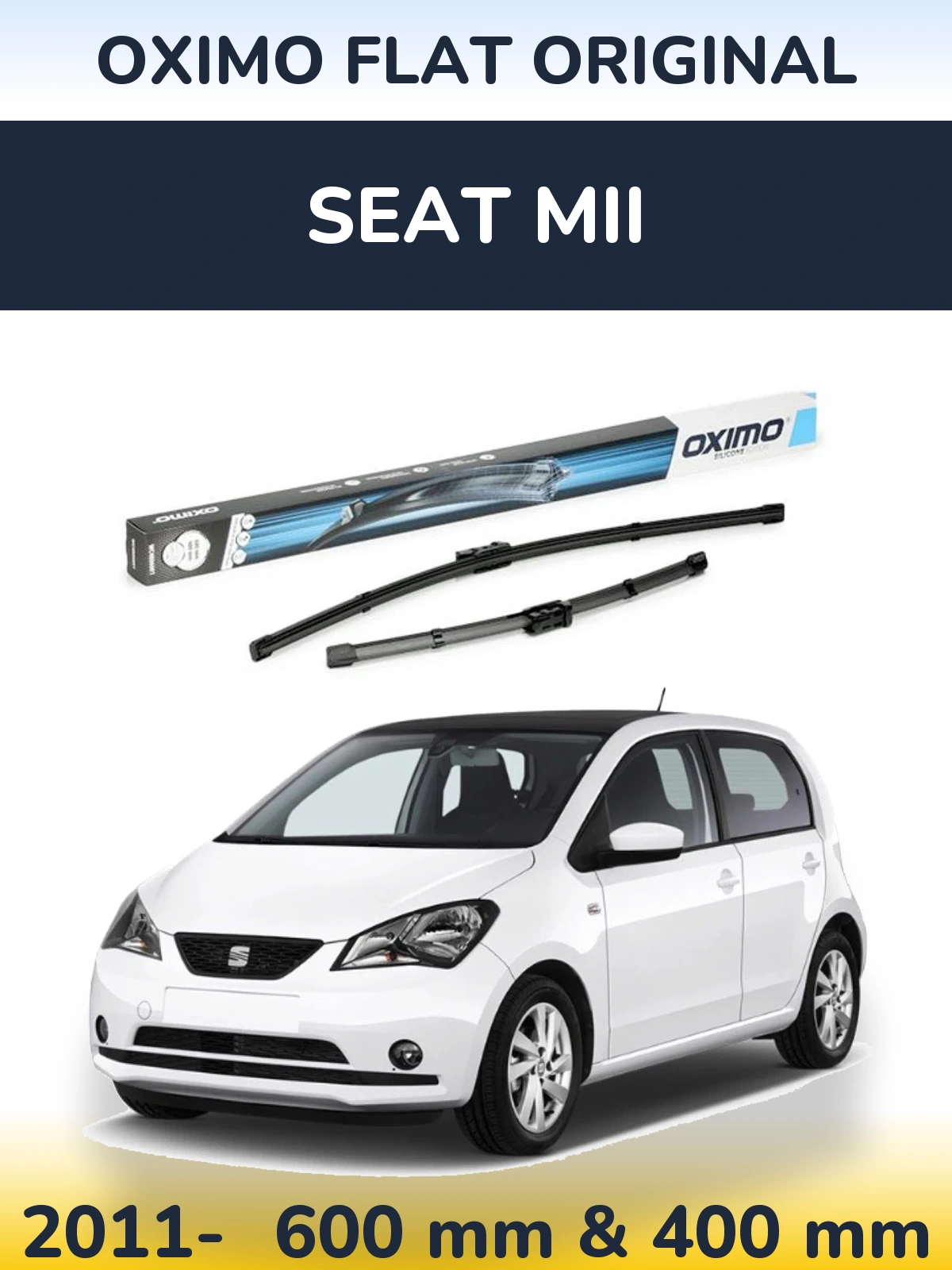 Torkarblad Oximo Flat Original för SEAT Mii