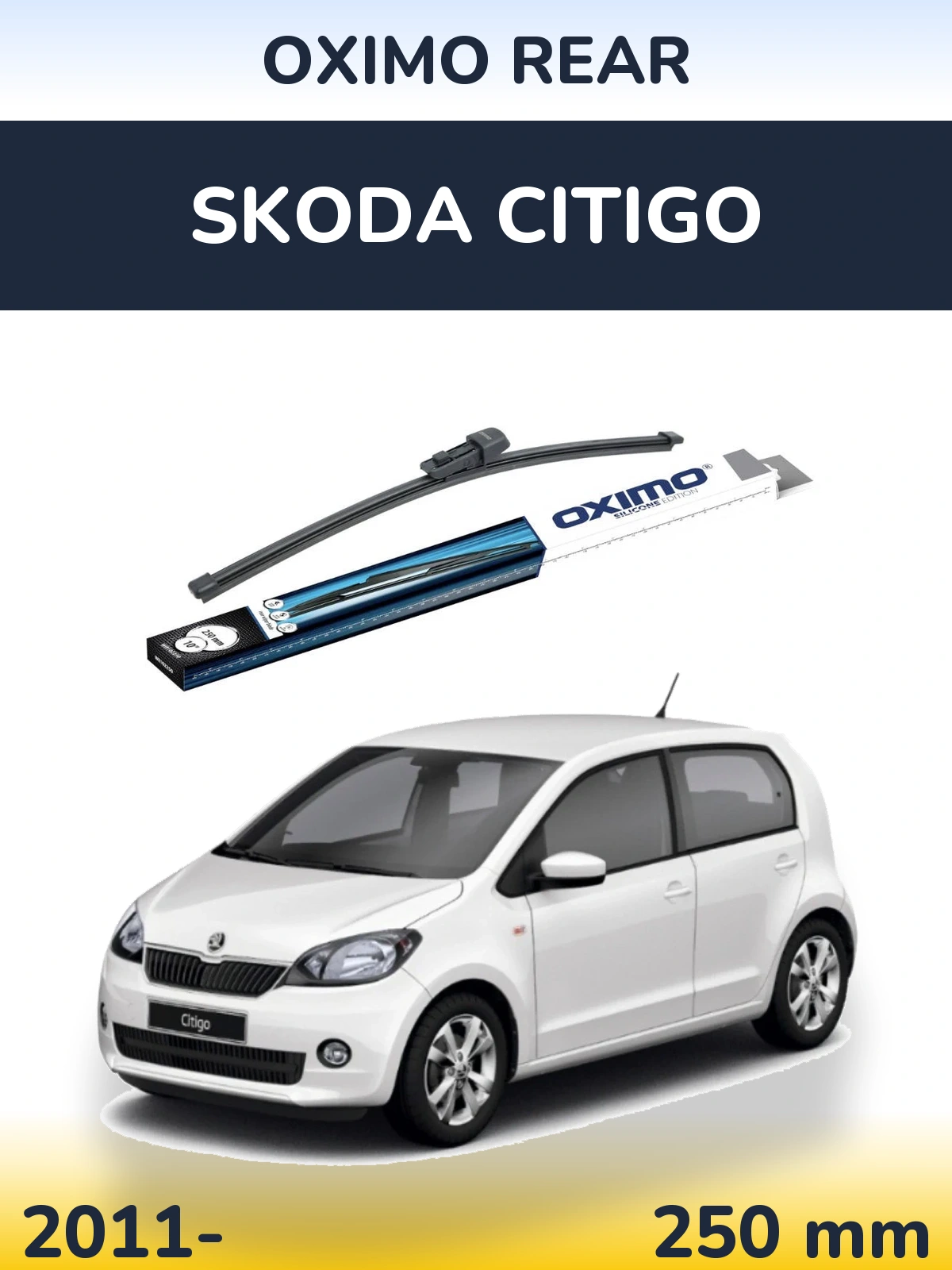 Torkarblad Oximo Rear för Skoda Citigo