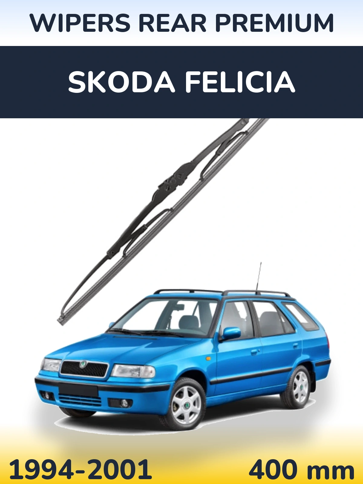 Torkarblad WIPERS REAR PREMIUM för Skoda Felicia