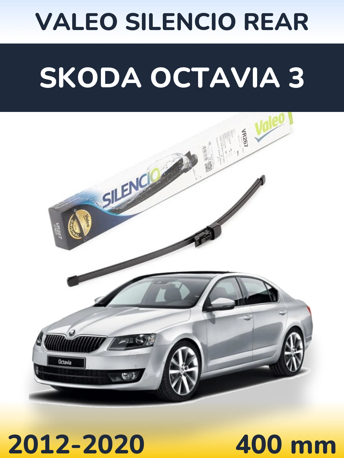 Torkarblad Valeo Silencio Rear för Skoda Octavia 3