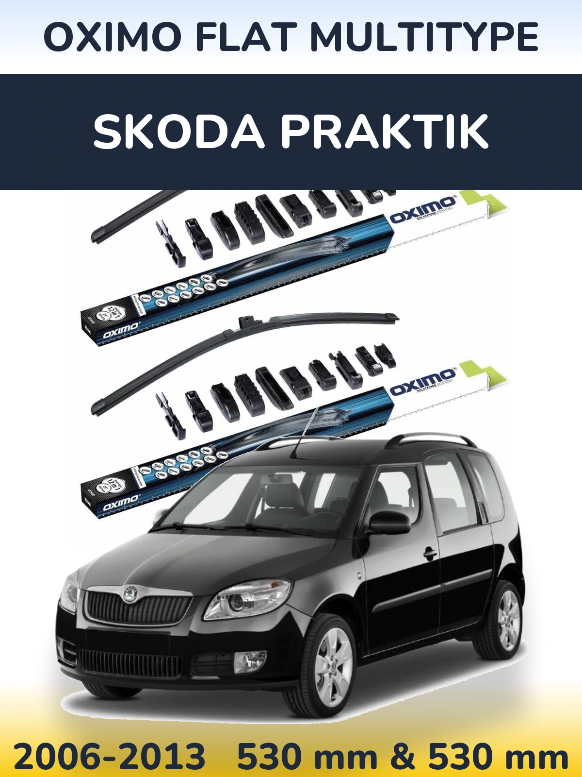 Torkarblad Oximo Flat MultiType för Skoda Praktik