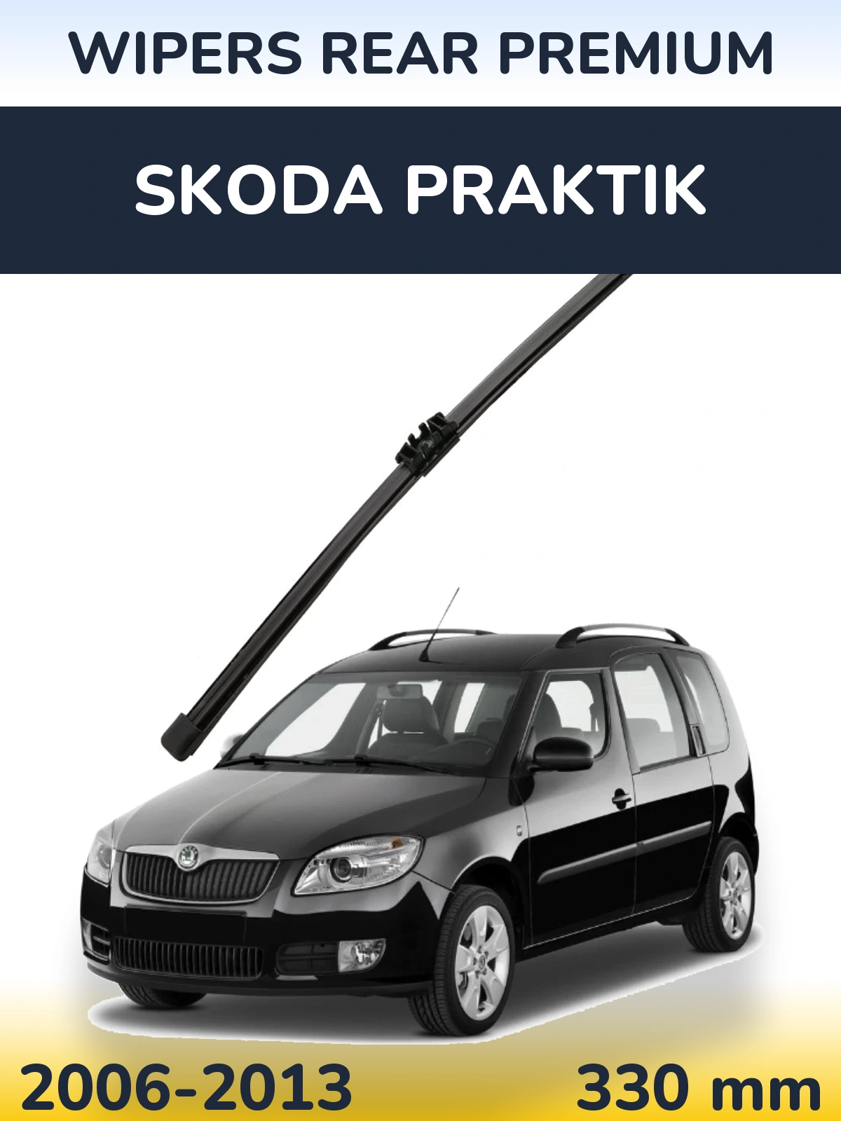 Torkarblad WIPERS REAR PREMIUM för Skoda Praktik