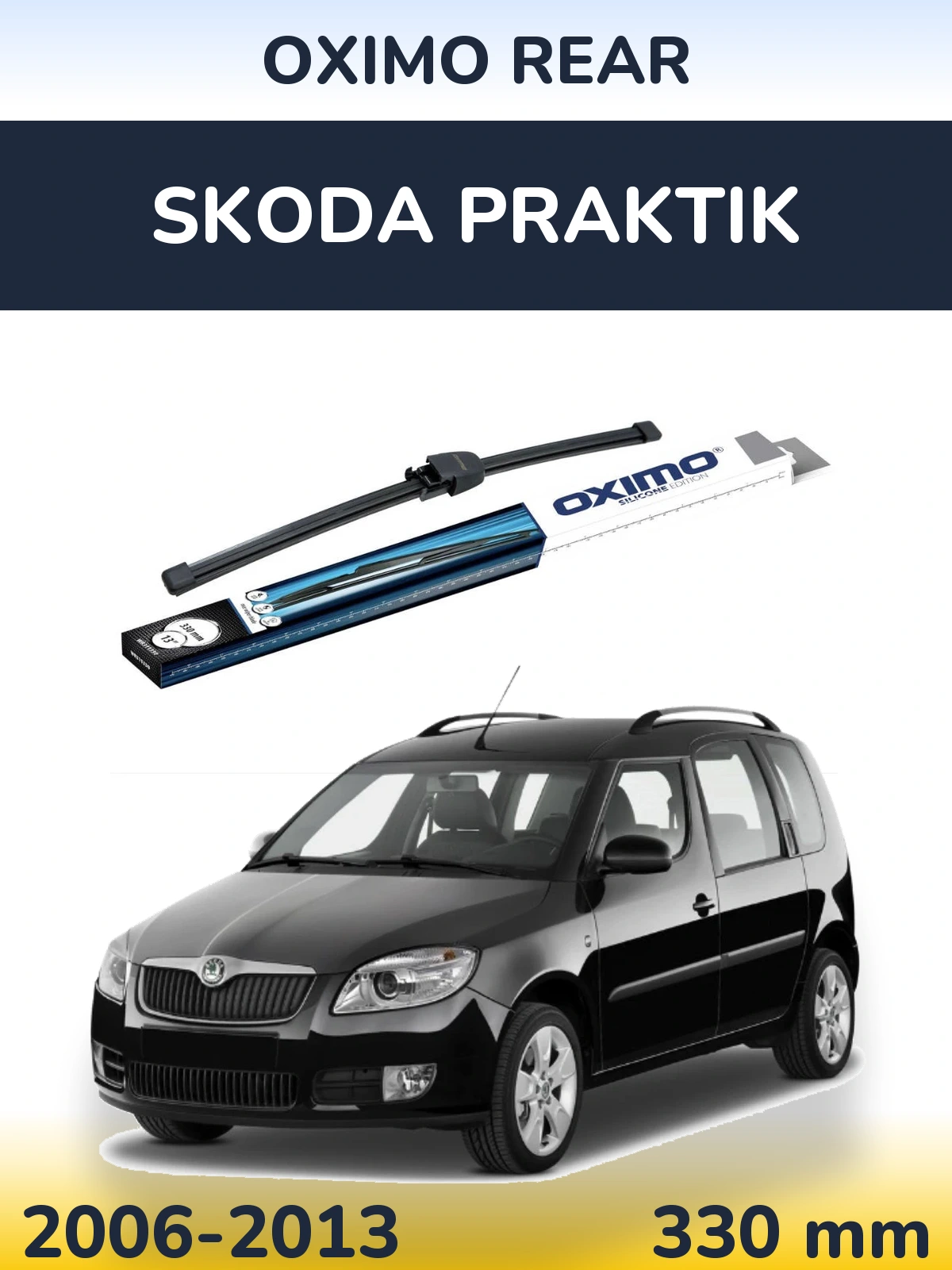 Torkarblad Oximo Rear för Skoda Praktik