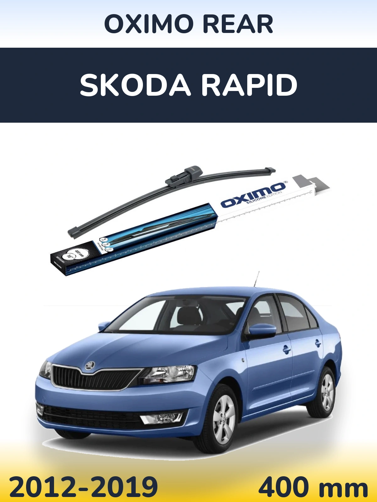 Torkarblad Oximo Rear för Skoda Rapid