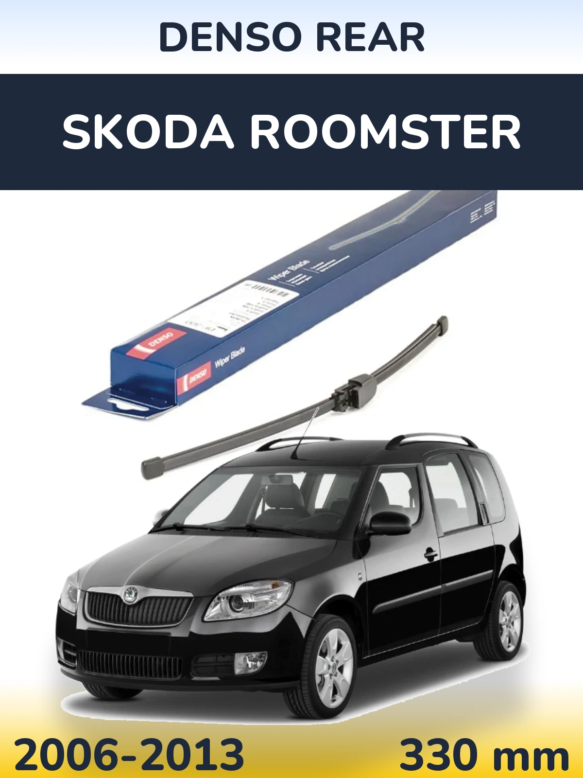 Torkarblad Denso Rear för Skoda Roomster
