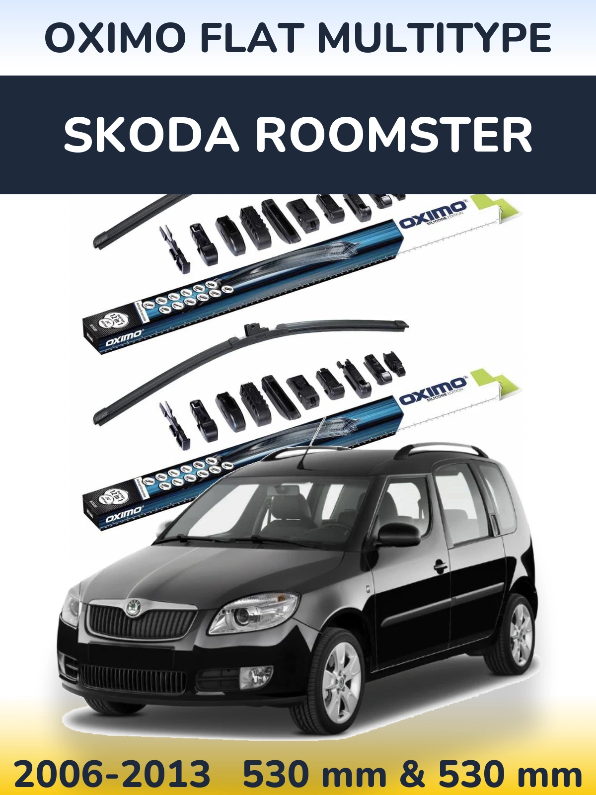Torkarblad Oximo Flat MultiType för Skoda Roomster