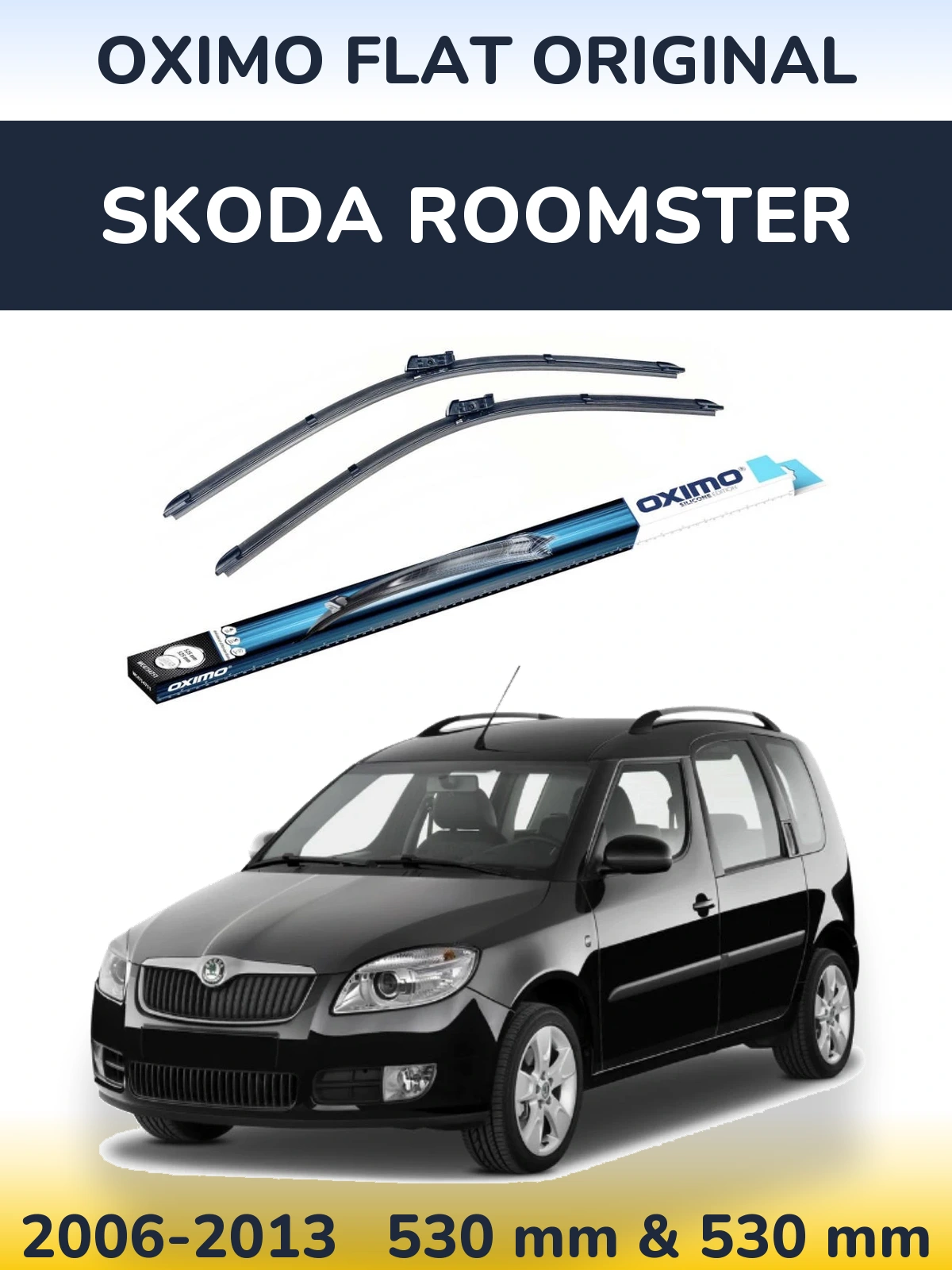 Torkarblad Oximo Flat Original för Skoda Roomster