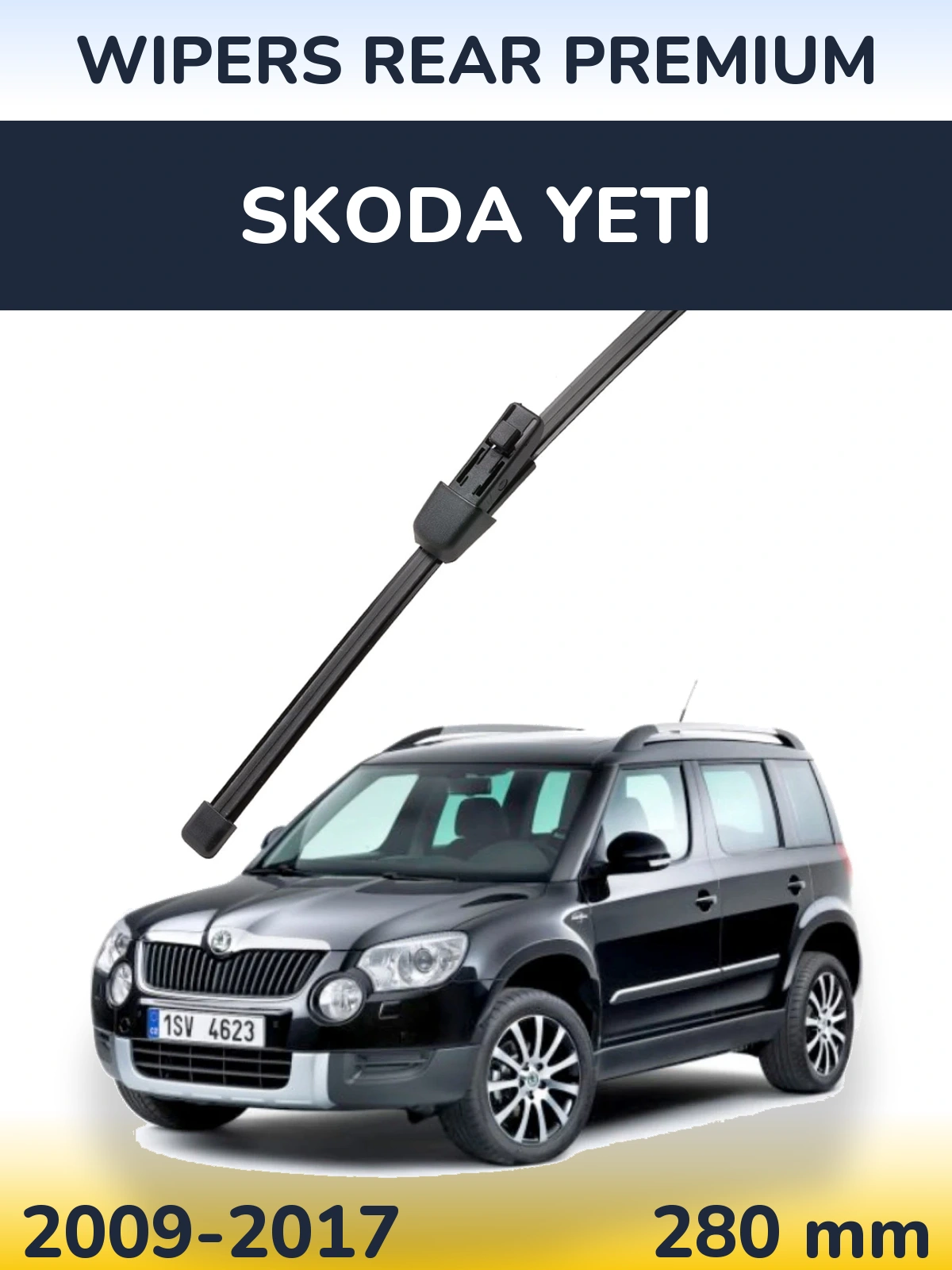 Torkarblad WIPERS REAR PREMIUM för Skoda Yeti