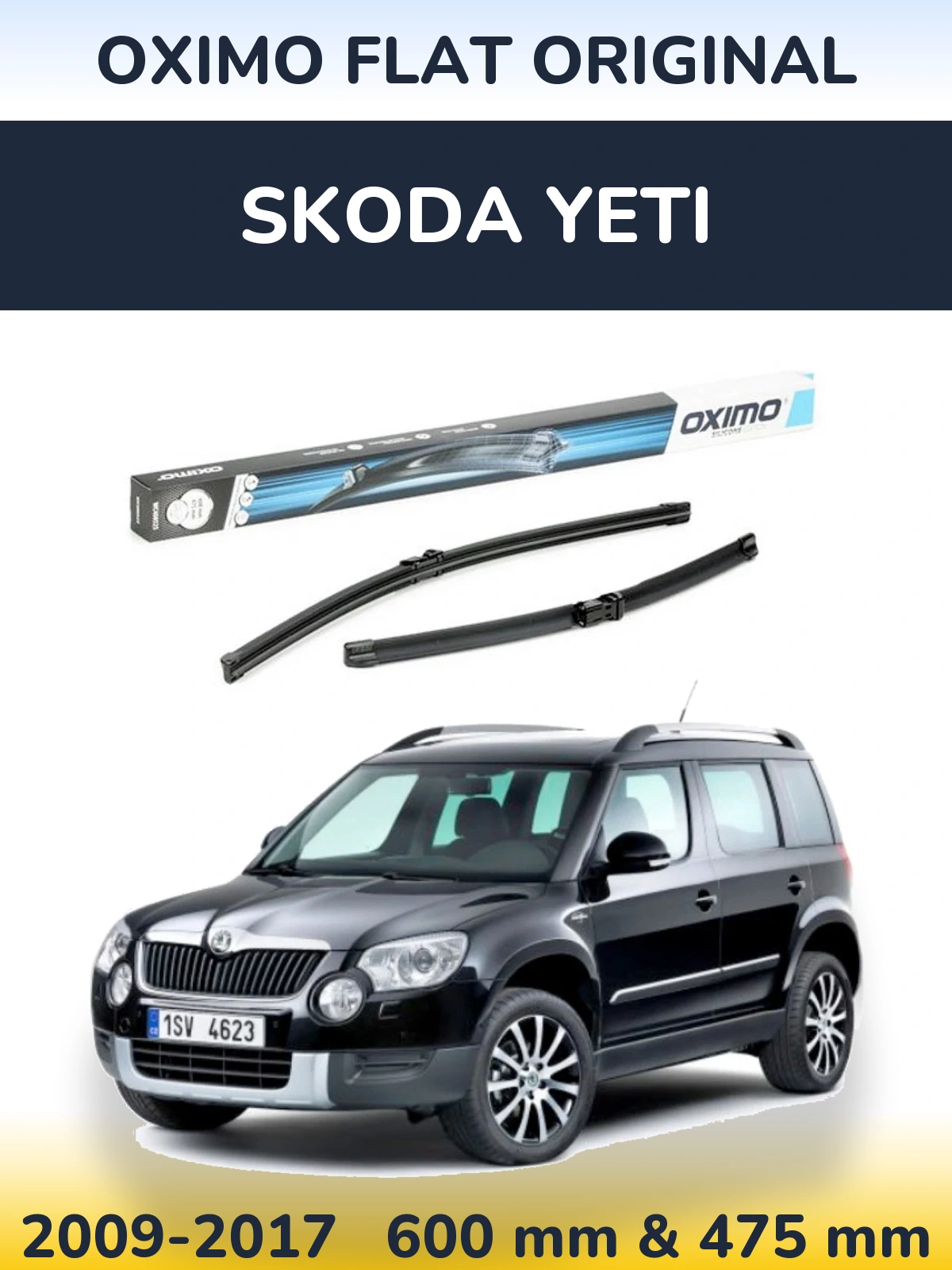 Torkarblad Oximo Flat Original för Skoda Yeti