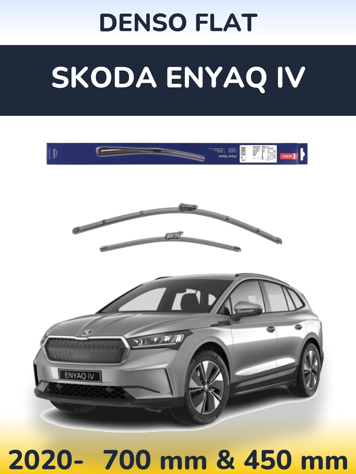Torkarblad Denso Flat för Skoda Enyaq iV