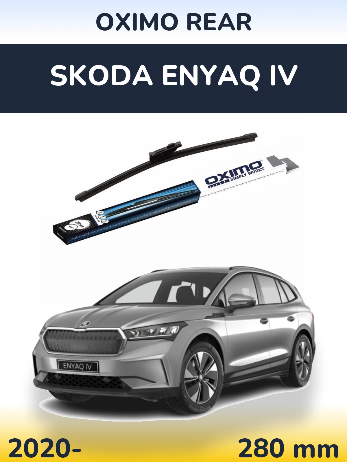 Torkarblad Oximo Rear för Skoda Enyaq iV