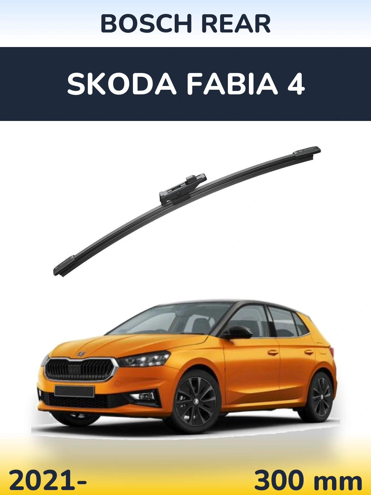 Torkarblad BOSCH Rear för Skoda Fabia 4