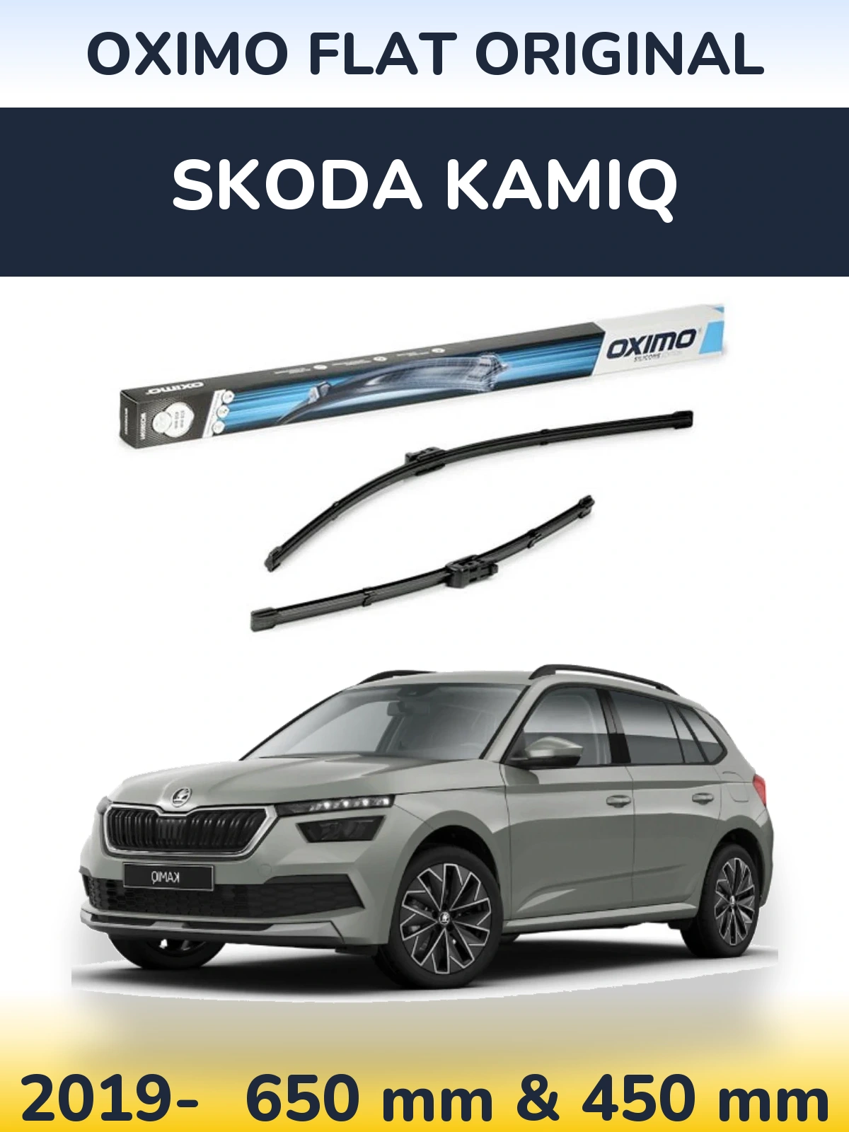 Torkarblad Oximo Flat Original för Skoda Kamiq