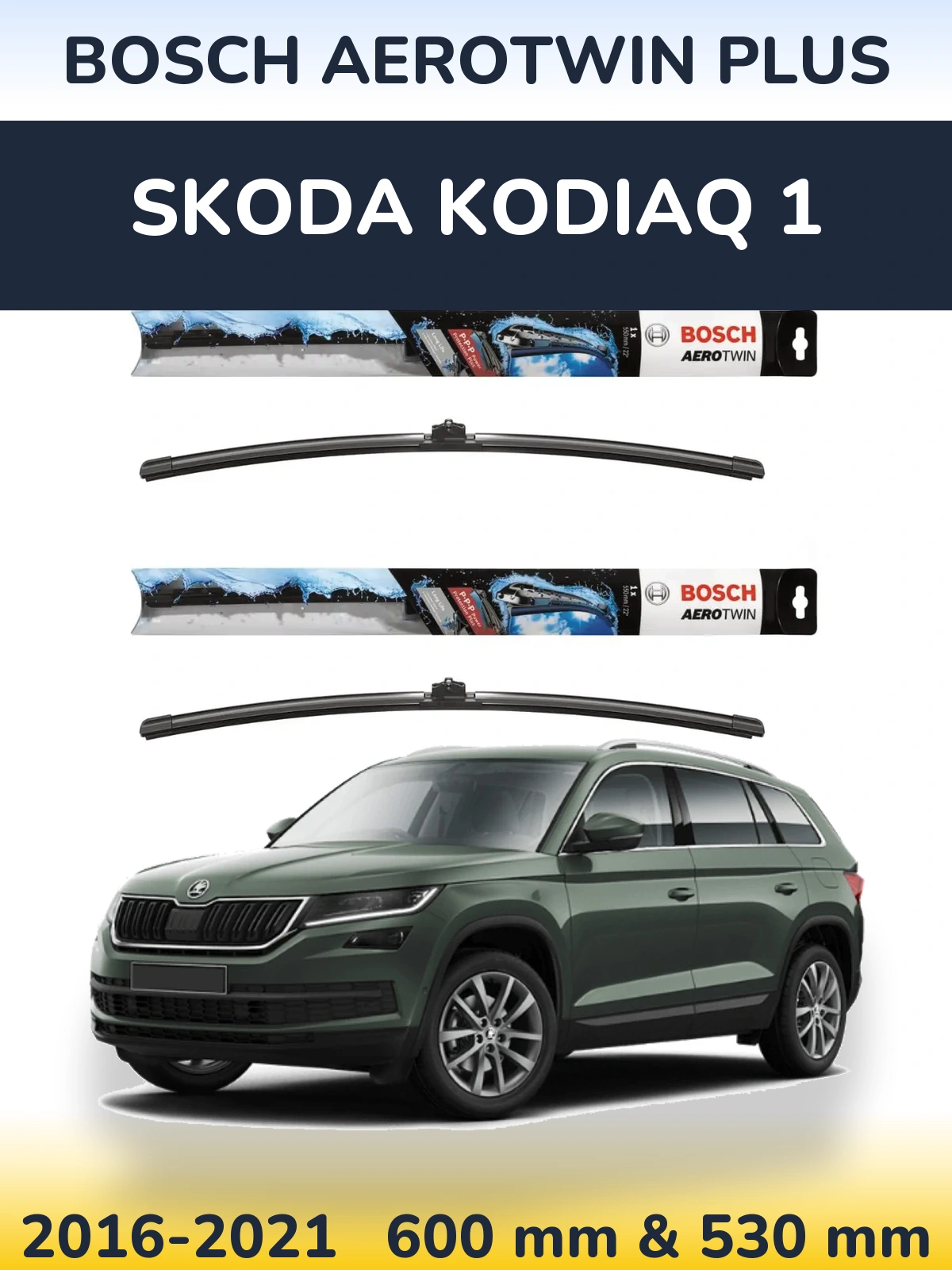 Torkarblad BOSCH AeroTwin Plus för Skoda Kodiaq 1