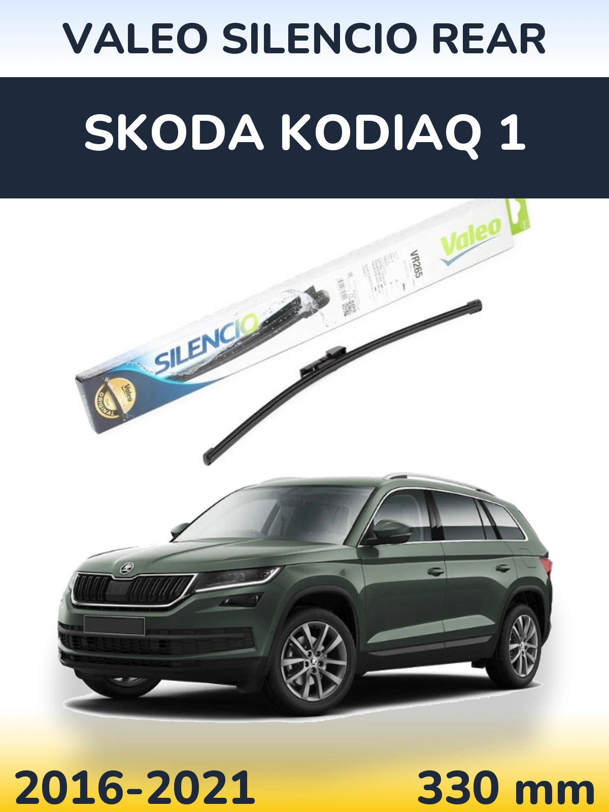 Torkarblad Valeo Silencio Rear för Skoda Kodiaq 1