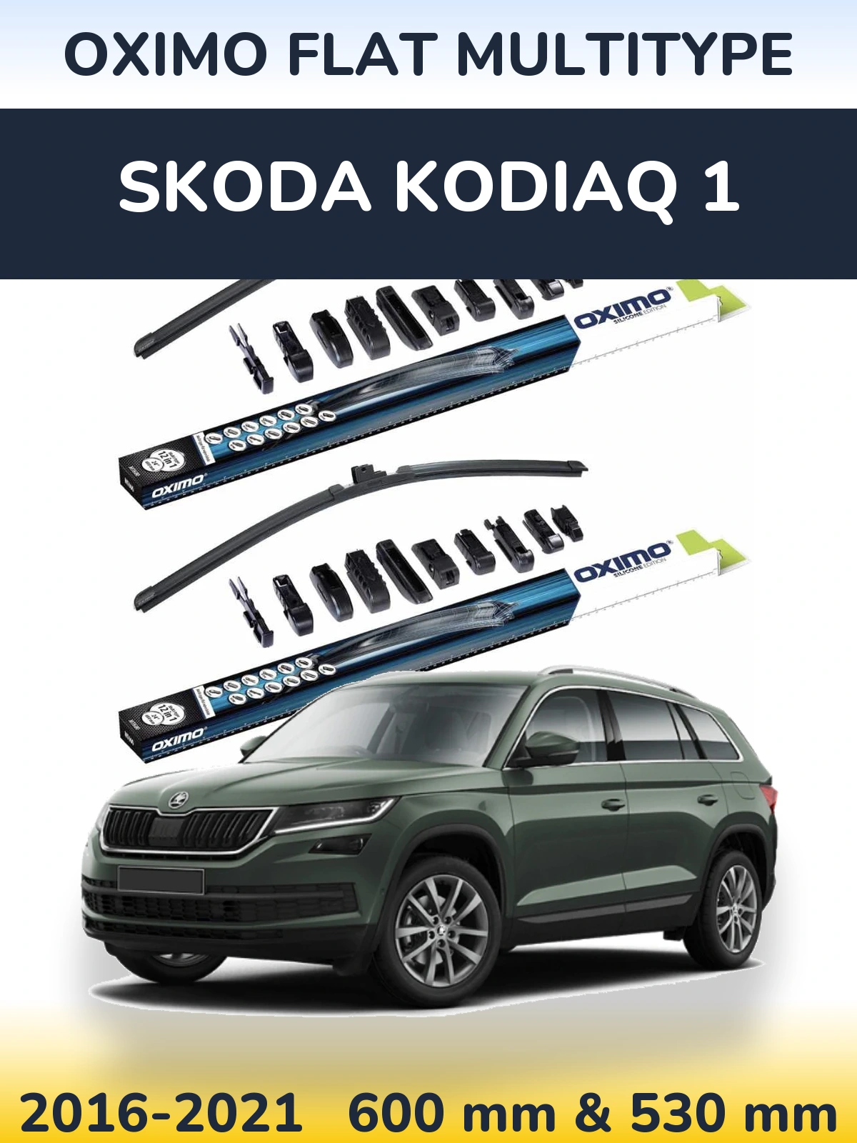 Torkarblad Oximo Flat MultiType för Skoda Kodiaq 1