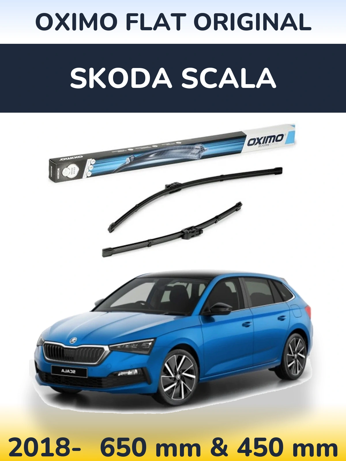 Torkarblad Oximo Flat Original för Skoda Scala